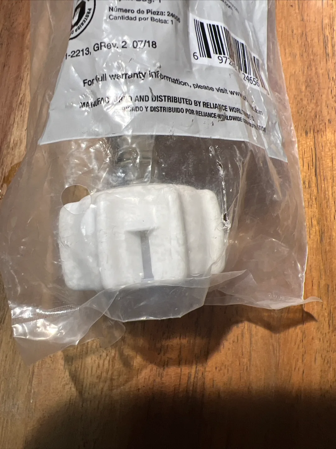 SharkBite 1/2" x 7/8" Angle Stop Valve with Toilet Connector image indicator(4)