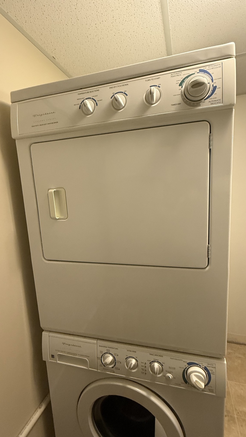 Frigidaire Stackable Washer and Dryer