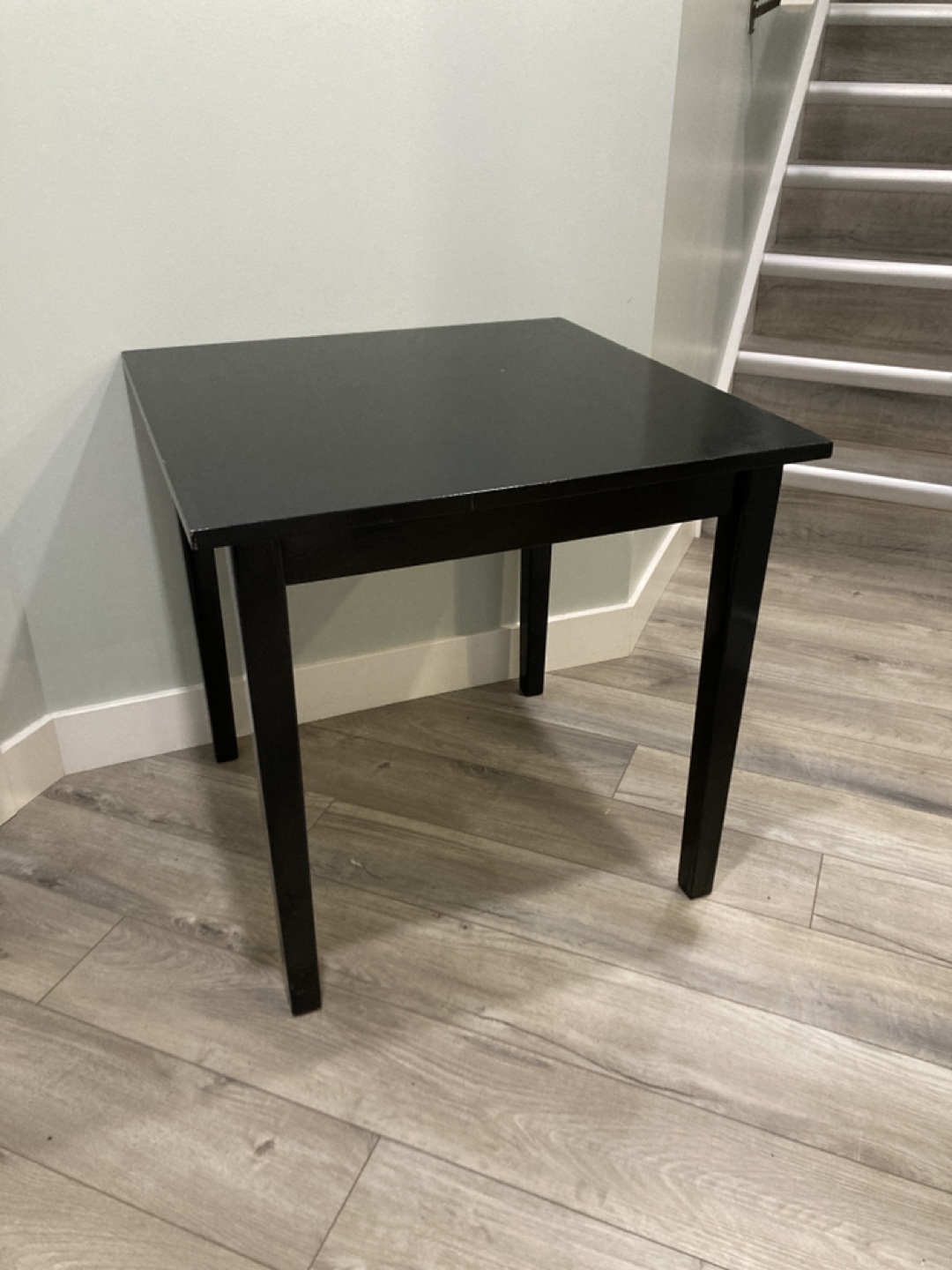 Black Square Table