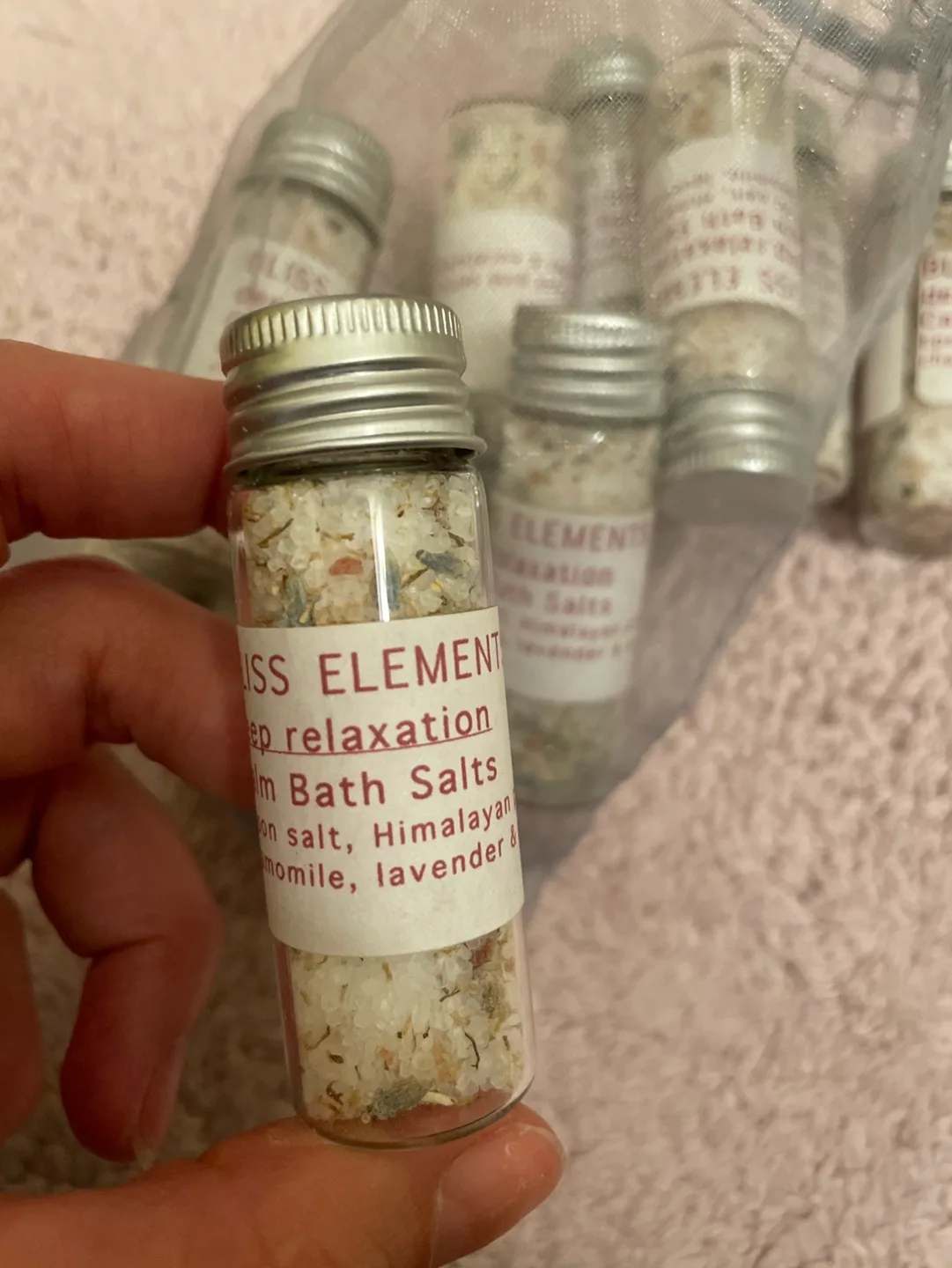 Bliss Elements Calm Bath Salts - Set of 12 image indicator(4)