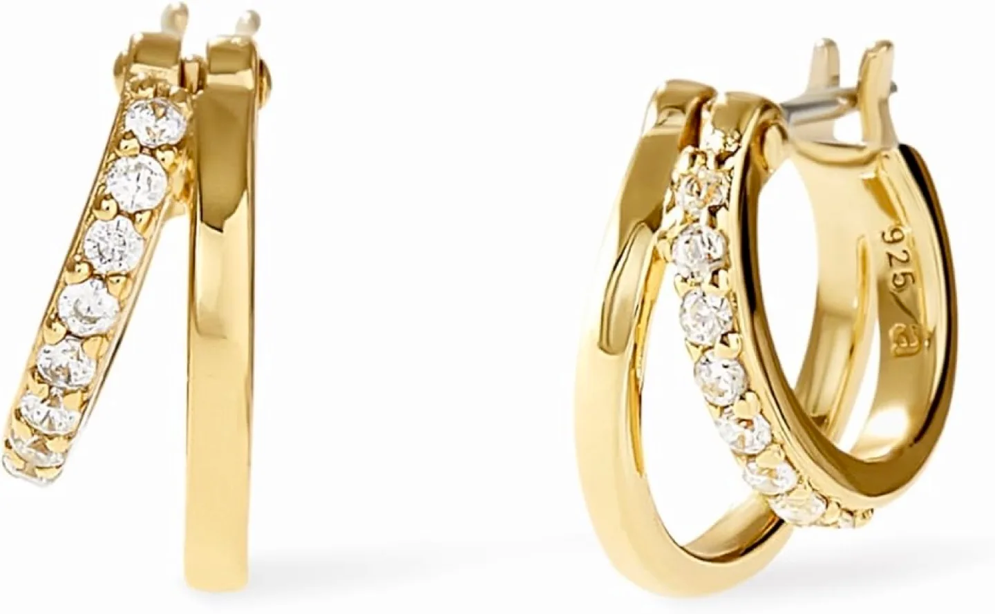 🍓BRAND NEW! REG $107 Ana Luisa 14k Gold Glam earrings! image indicator(6)