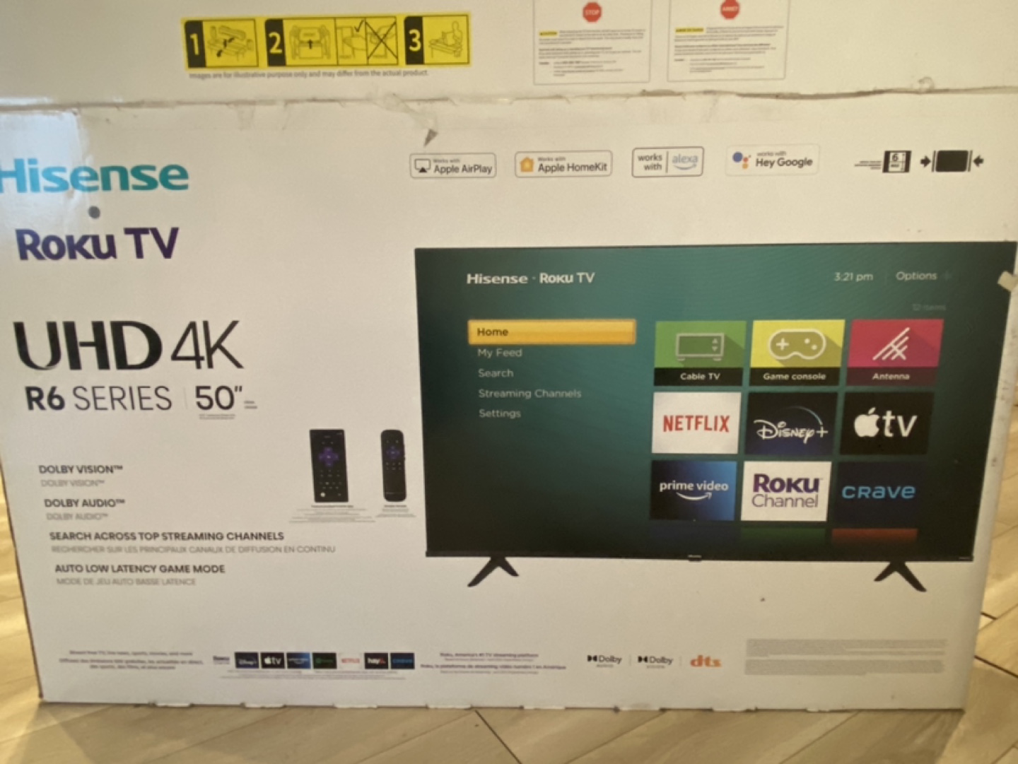 Hisense 50" R6 Series Roku TV - UHD 4K Smart TV - photo 2