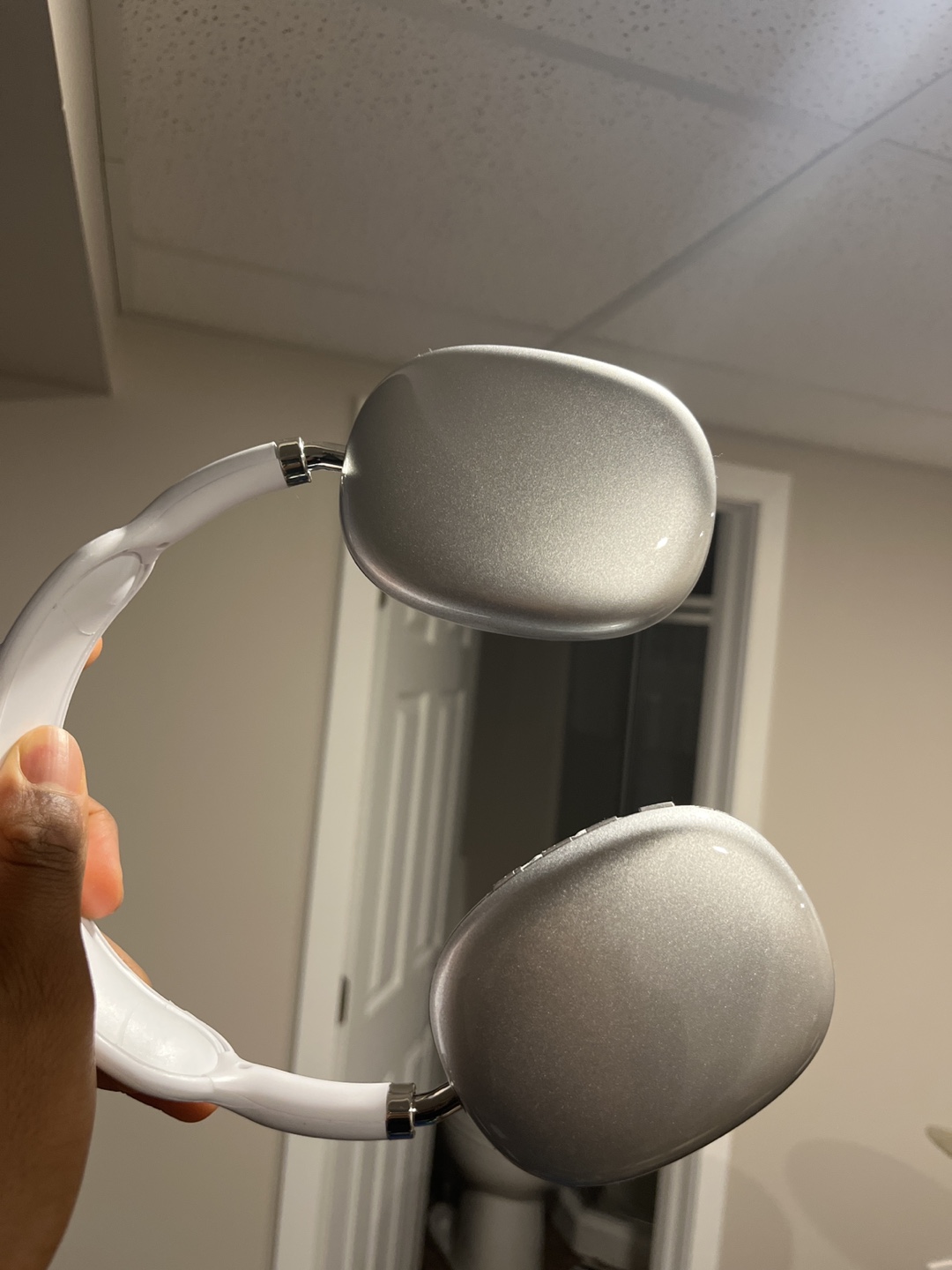 Wireless On-Ear Headphones - Silver and White - photo 2