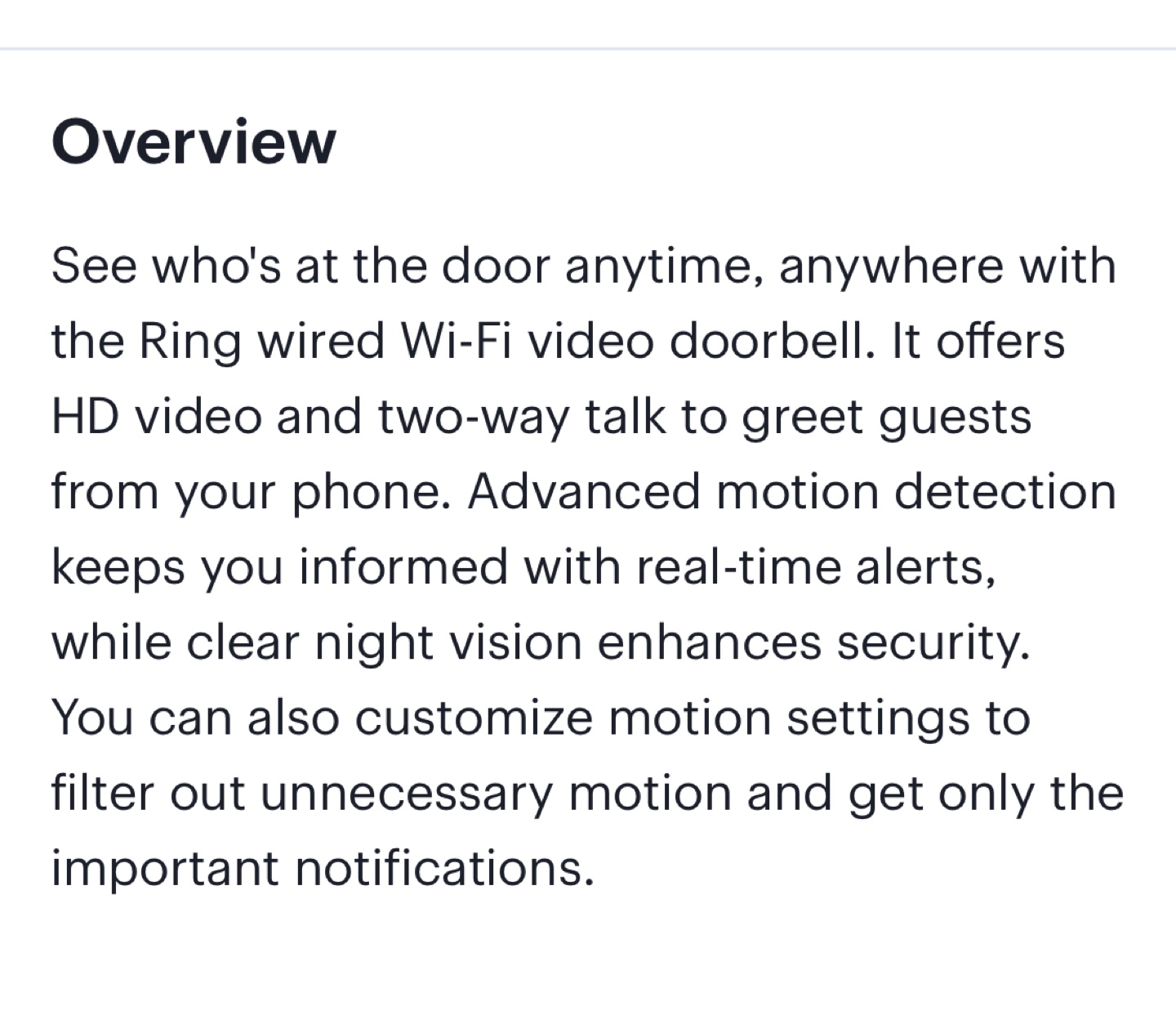 Ring Wired Video Doorbell - photo 2
