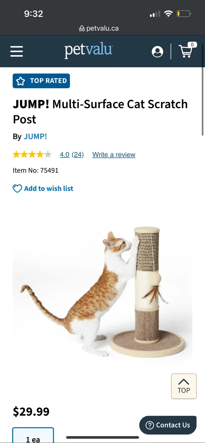JUMP! Multi-Surface Cat Scratch Post thumbnail