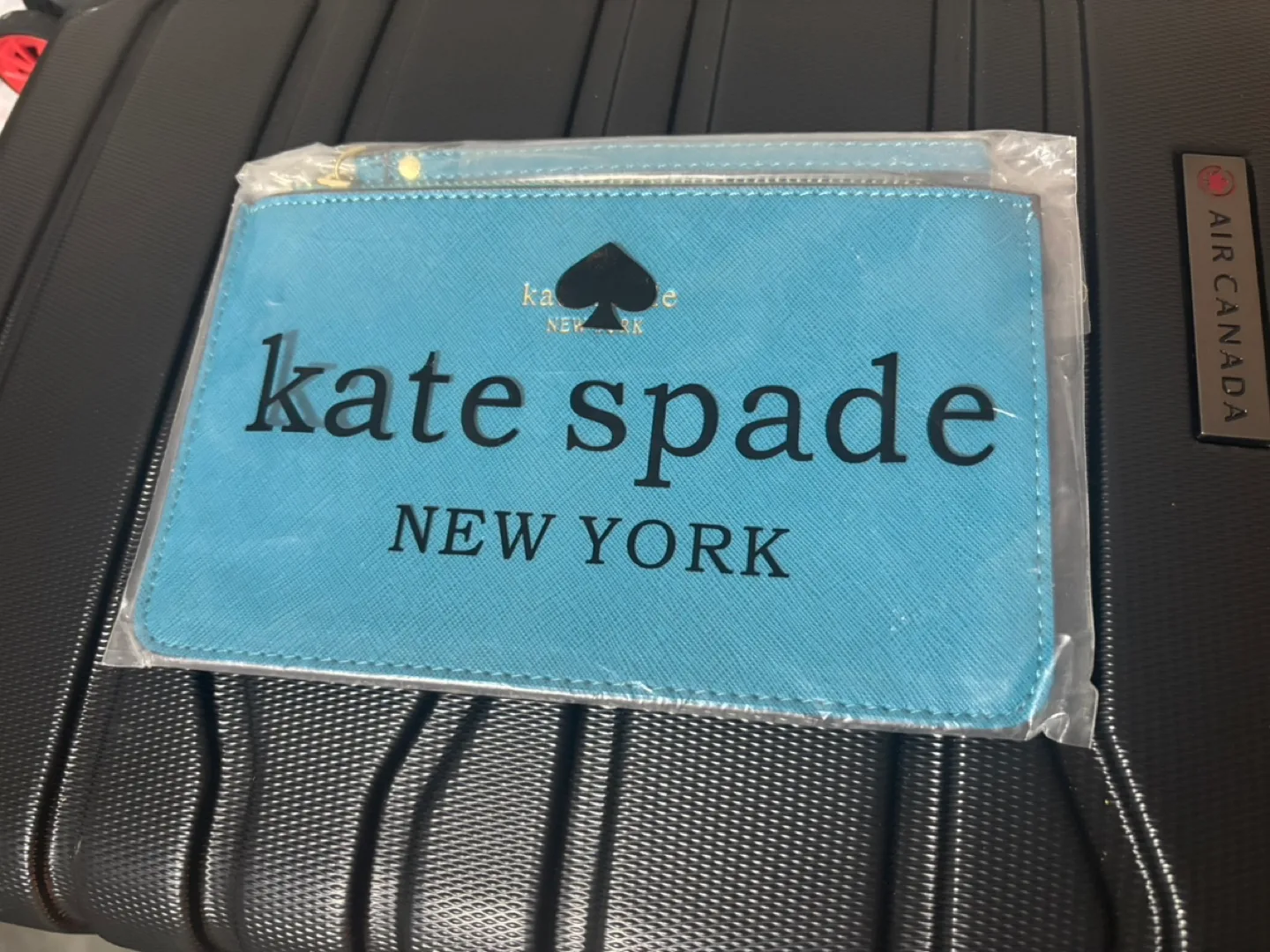 Kate Spade New York Blue Zip closure Wristlet thumbnail