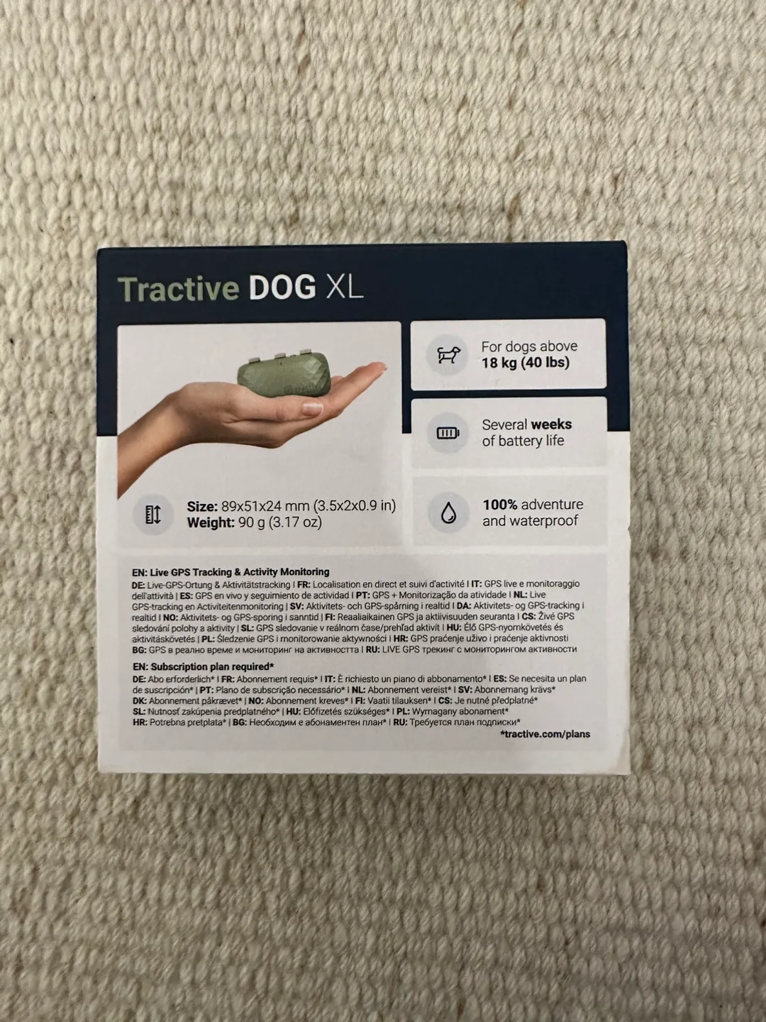 Tractive DOG XL GPS & Wellness Tracker image indicator(2)
