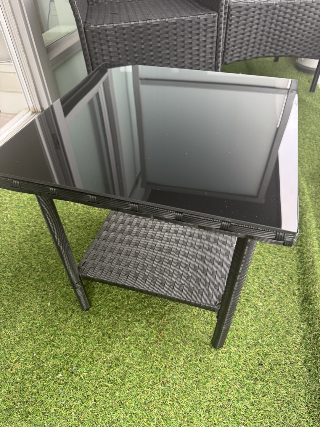 Black wicker patio set I Moving sale! - photo 2