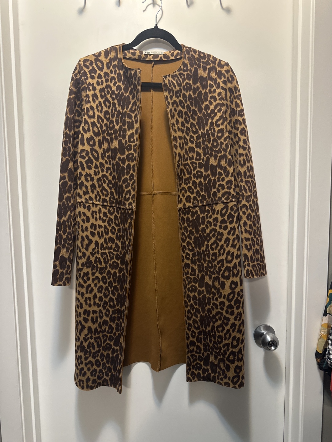 Zara Leopard Print Cardigan