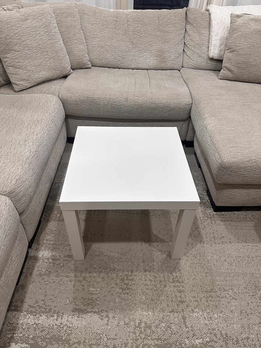 White Square Coffee Table - photo 2