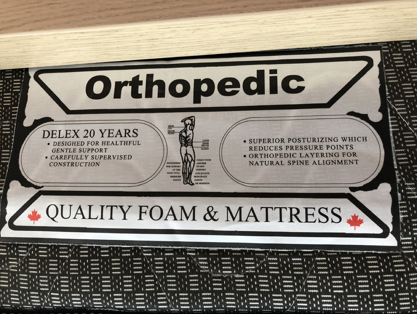 Queen Size Orthopedic Mattress – Very Good Condition - photo 2