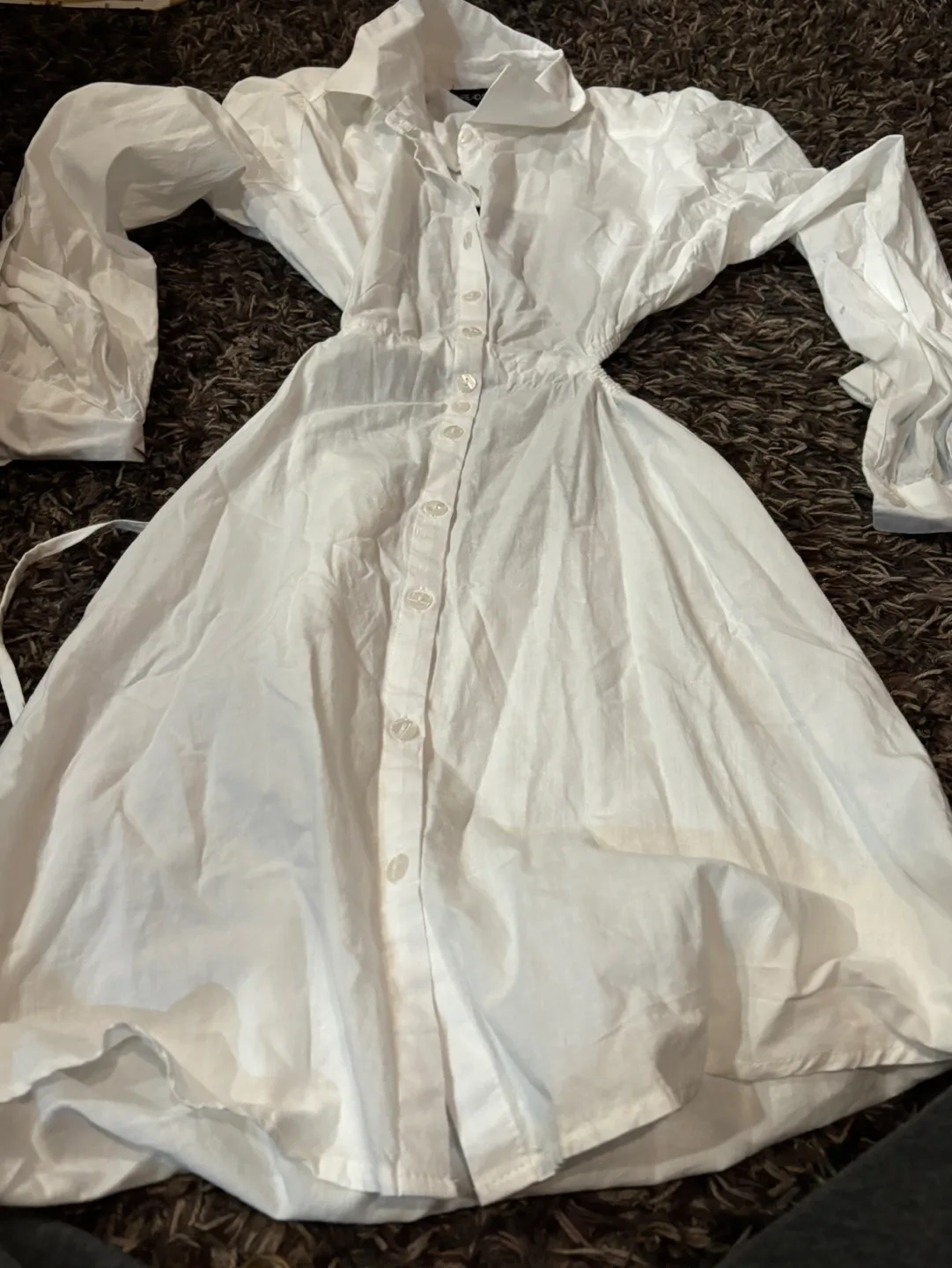 White Button-Down Dress thumbnail