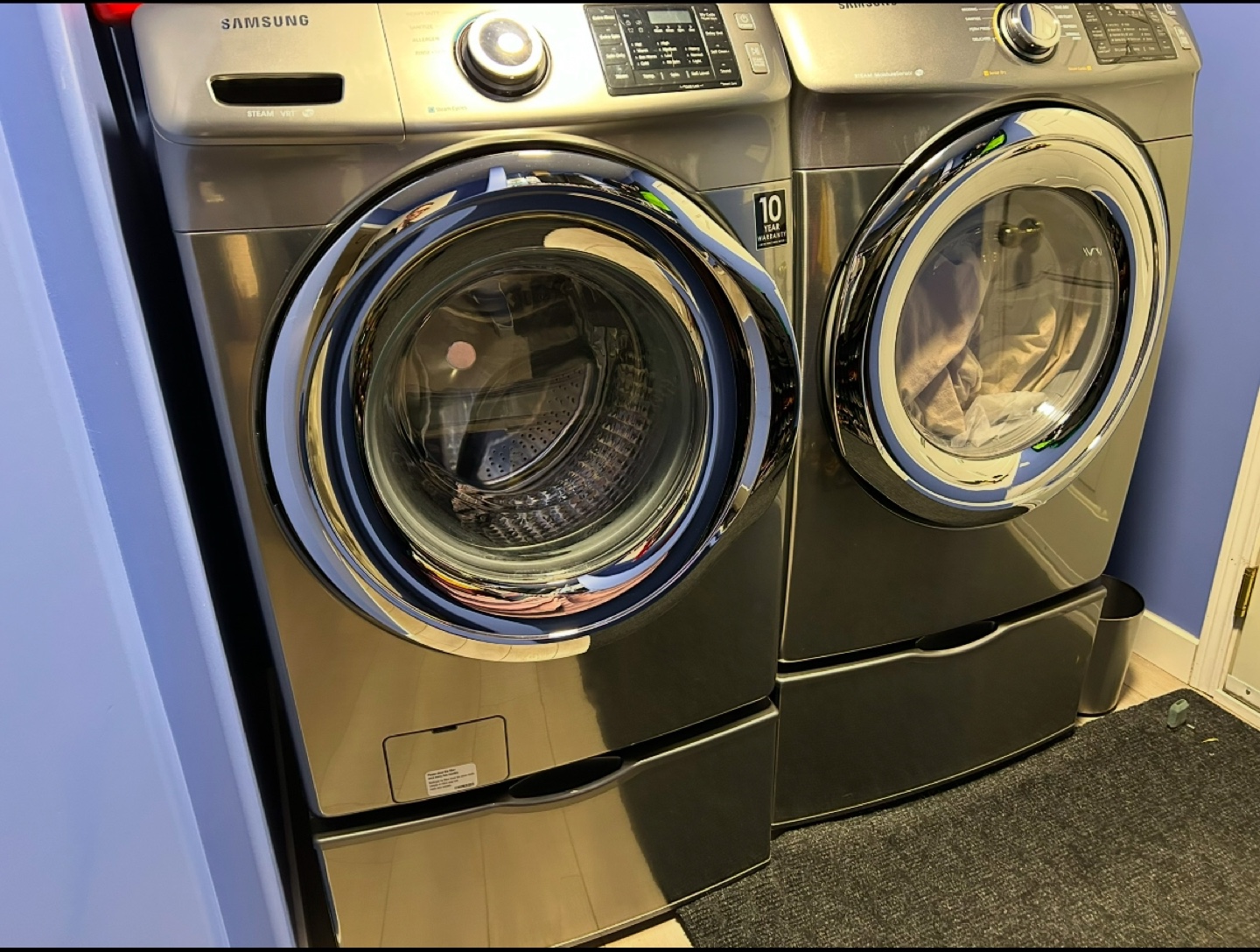 Samsung Washer and Dryer Set - Stainless Steel