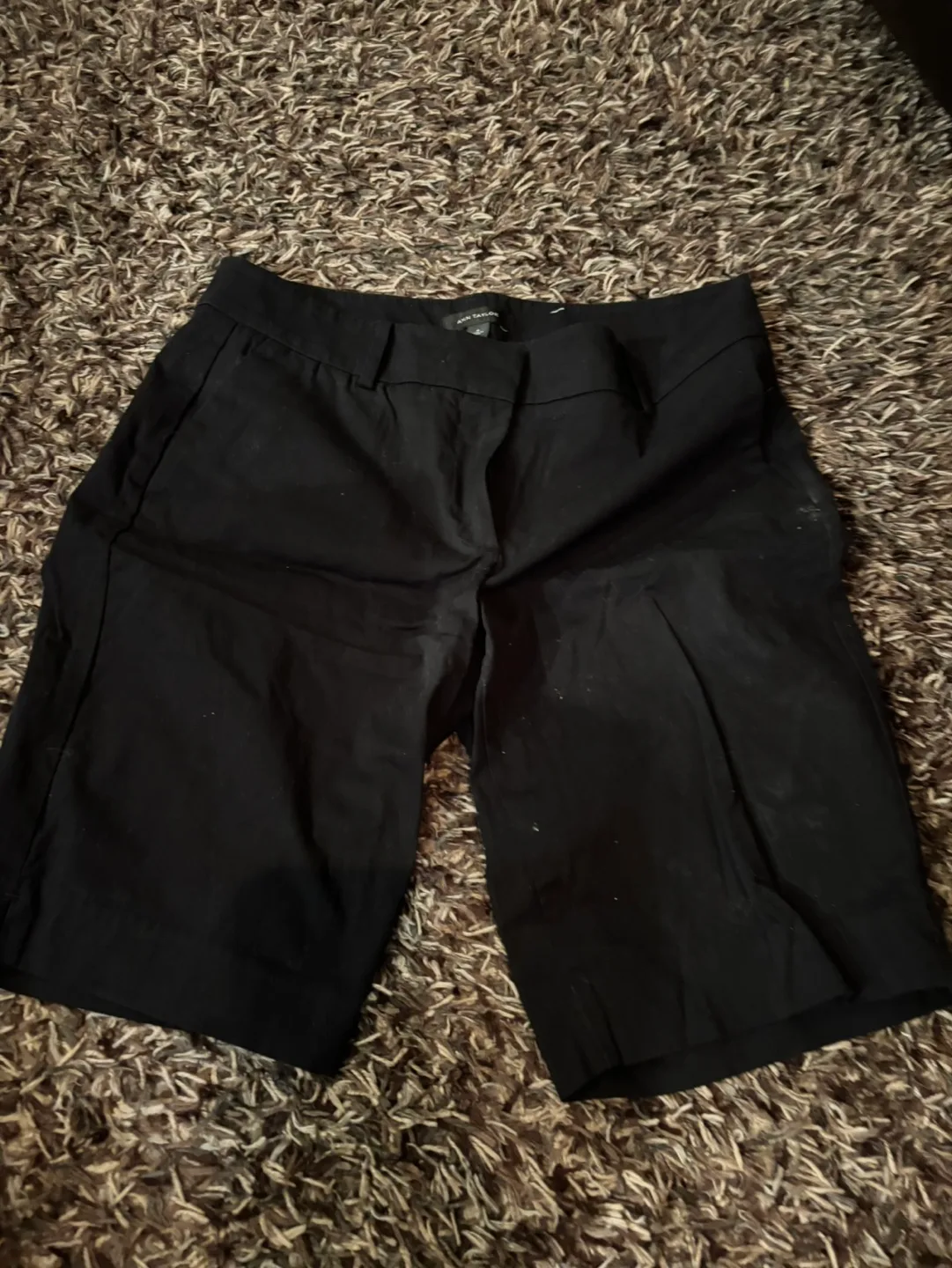 Ann Taylor Black Bermuda Shorts thumbnail