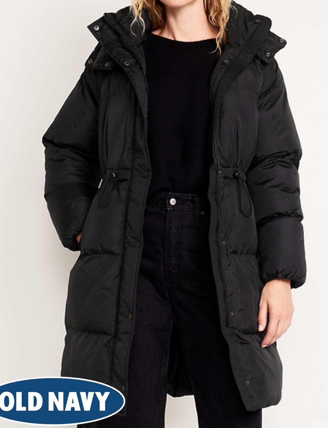 Old Navy Quilted Long Puffer Jacket