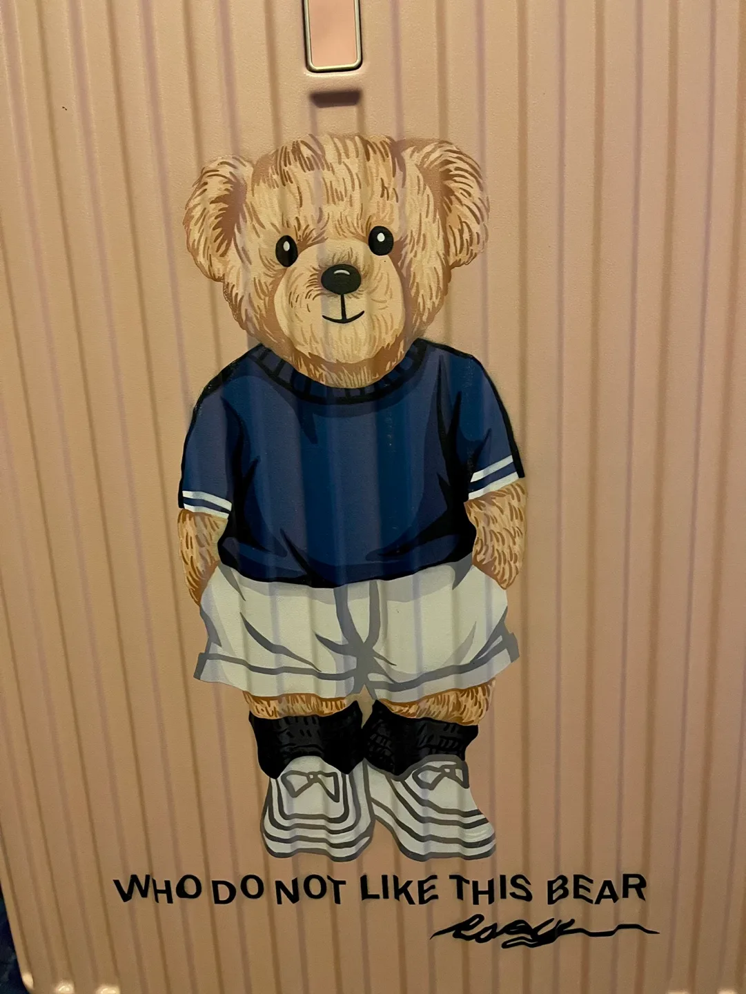 Ttwn  Bear Suitcase - Blush Pink image indicator(2)