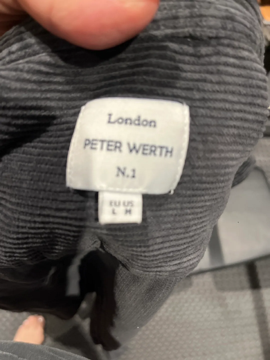 Men's M/M  Black Corduroy Shirt image indicator(2)