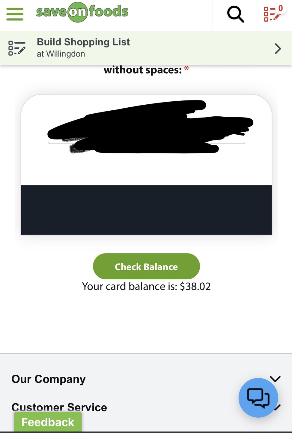 Save on Foods gift card - photo 2