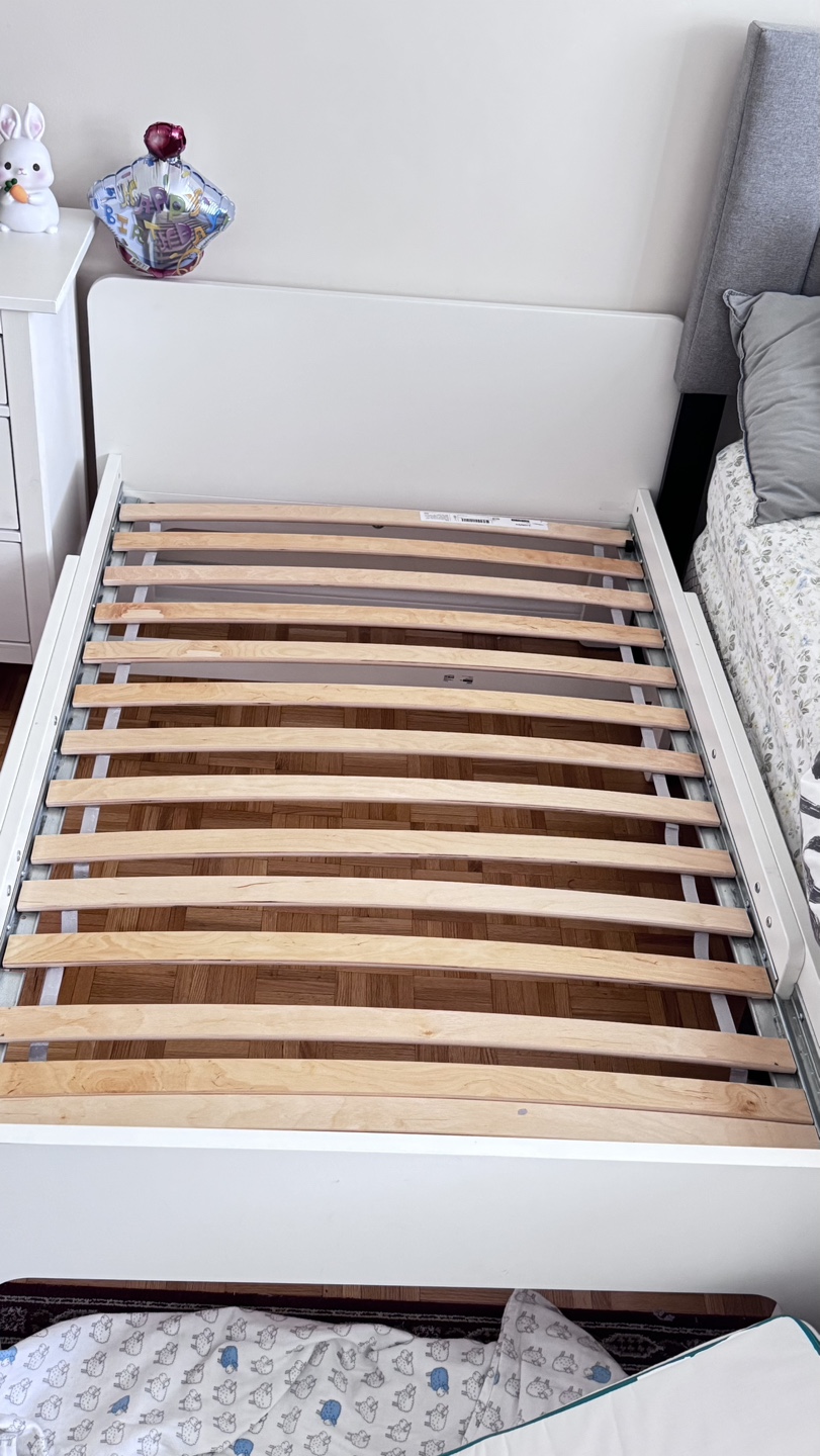 White IKEA Twin-Size Bed Frame - photo 5