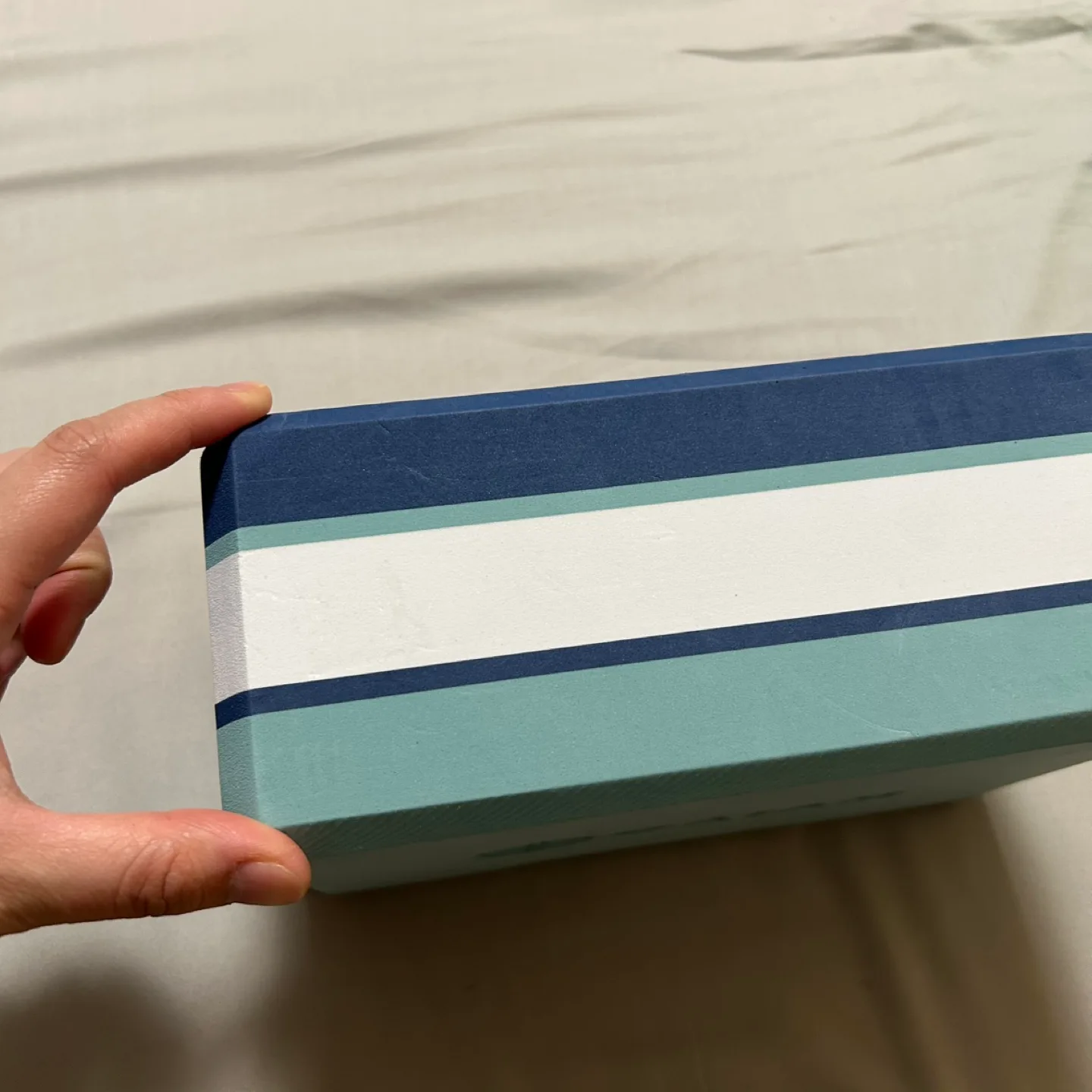 Gaiam Yoga Block - Teal and Navy image indicator(2)