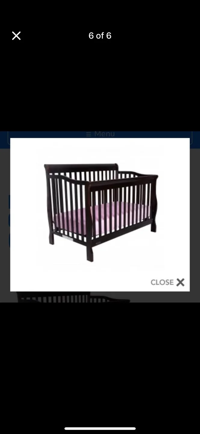 Baby Crib - kiddway grey image indicator(2)