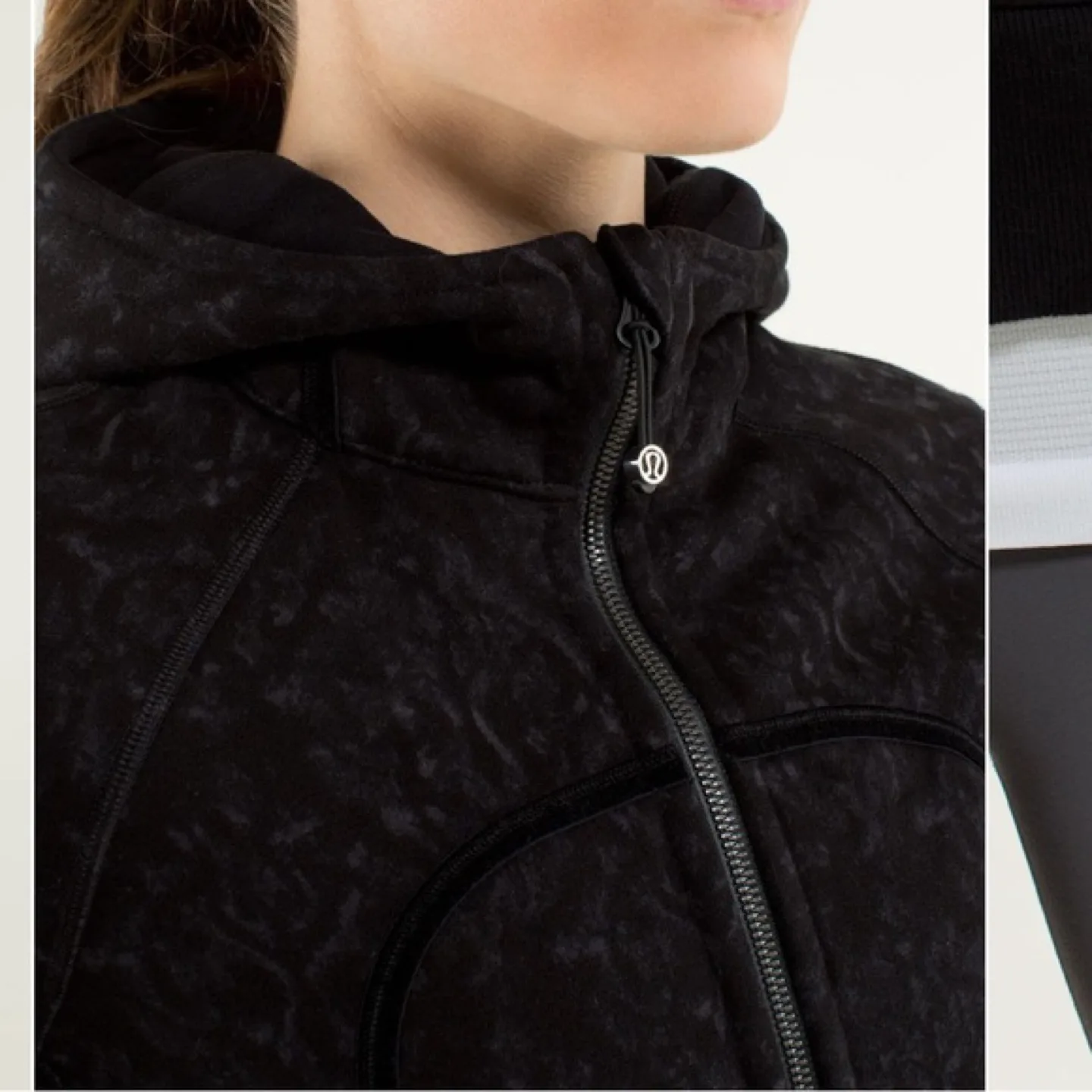 Lululemon Scuba Hoodie - Beautiful Baroque Black image indicator(3)