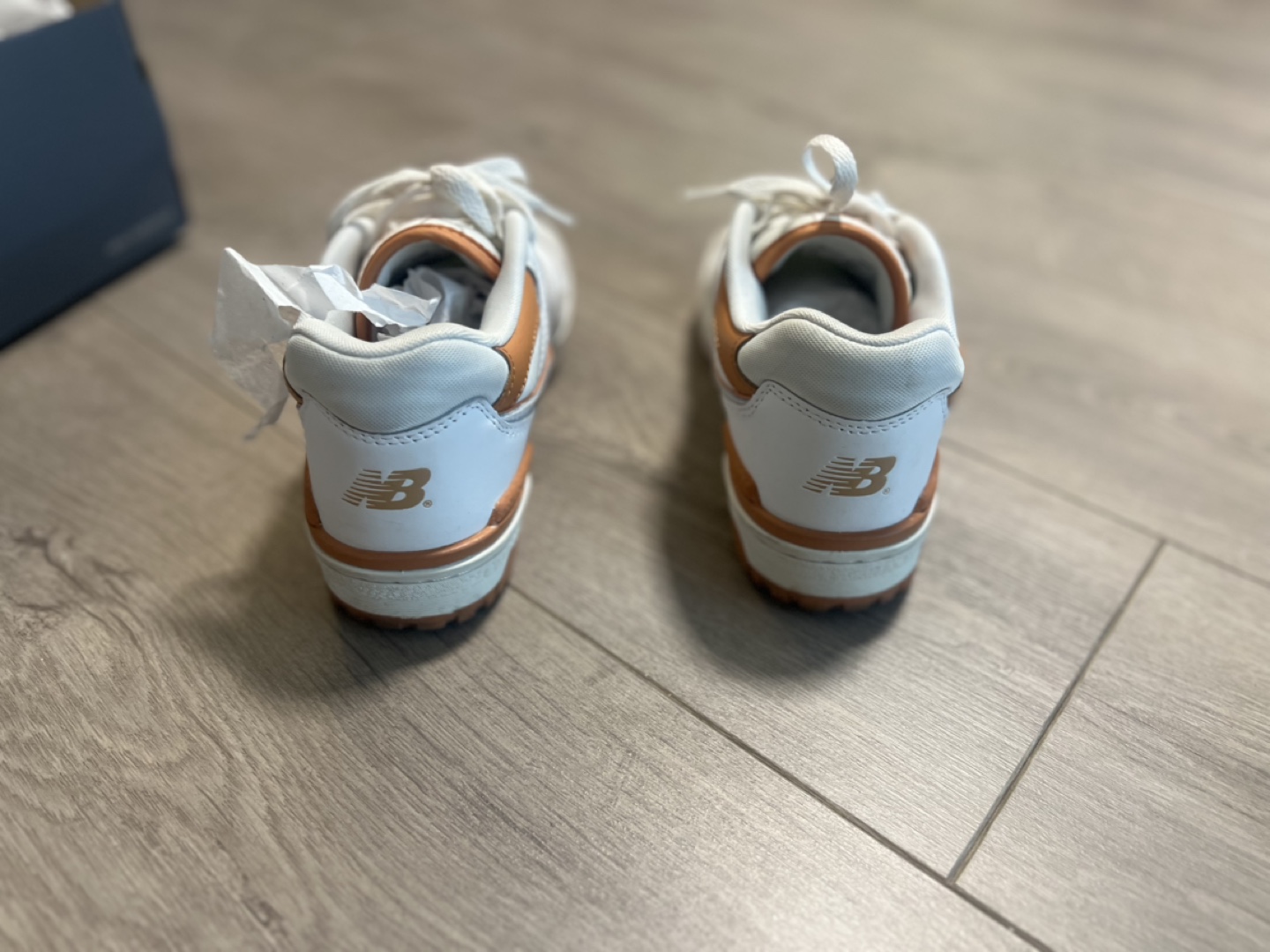New Balance 550 Sneakers - White and Brown - photo 5