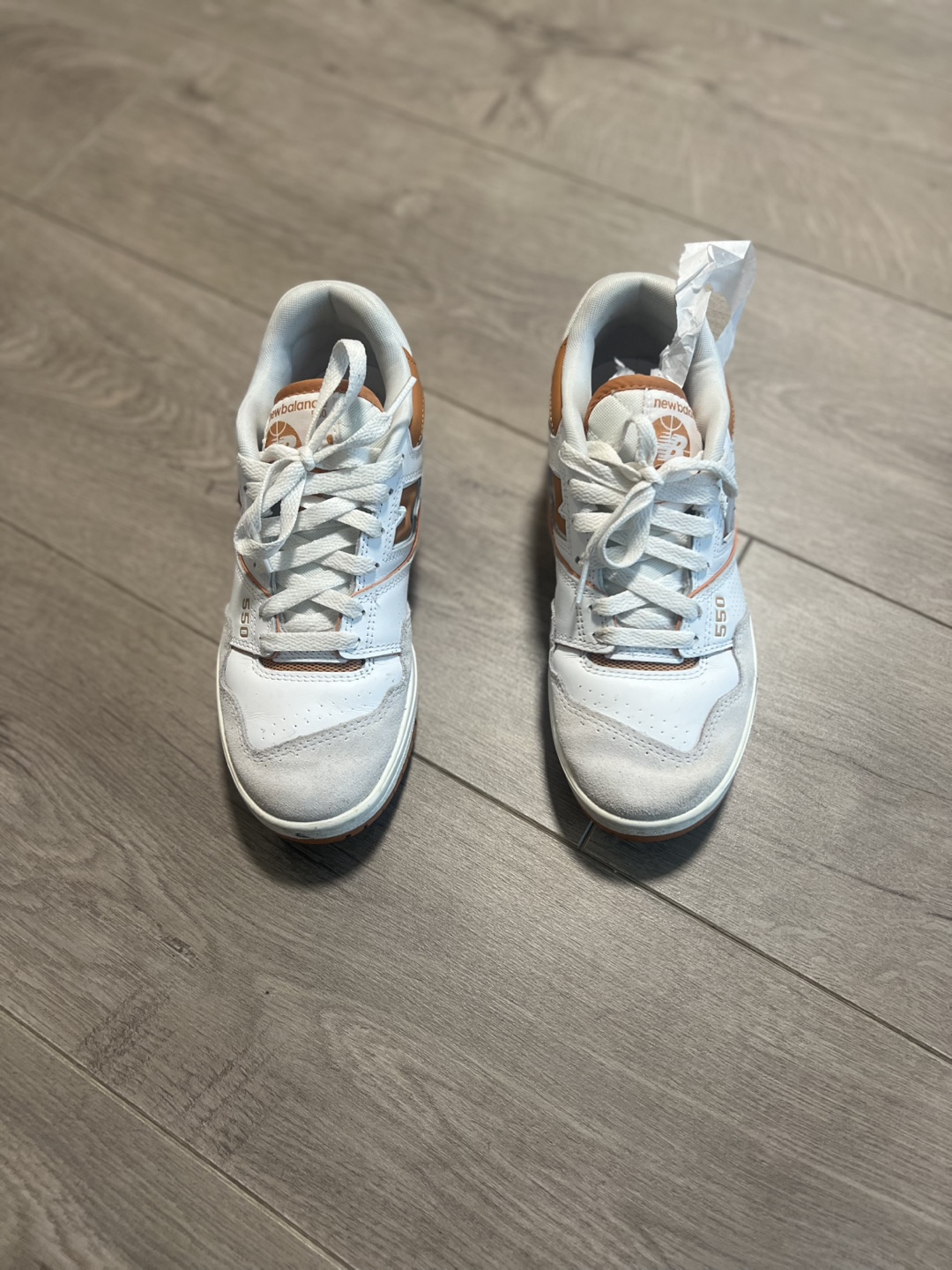 New Balance 550 Sneakers - White and Brown - photo 3