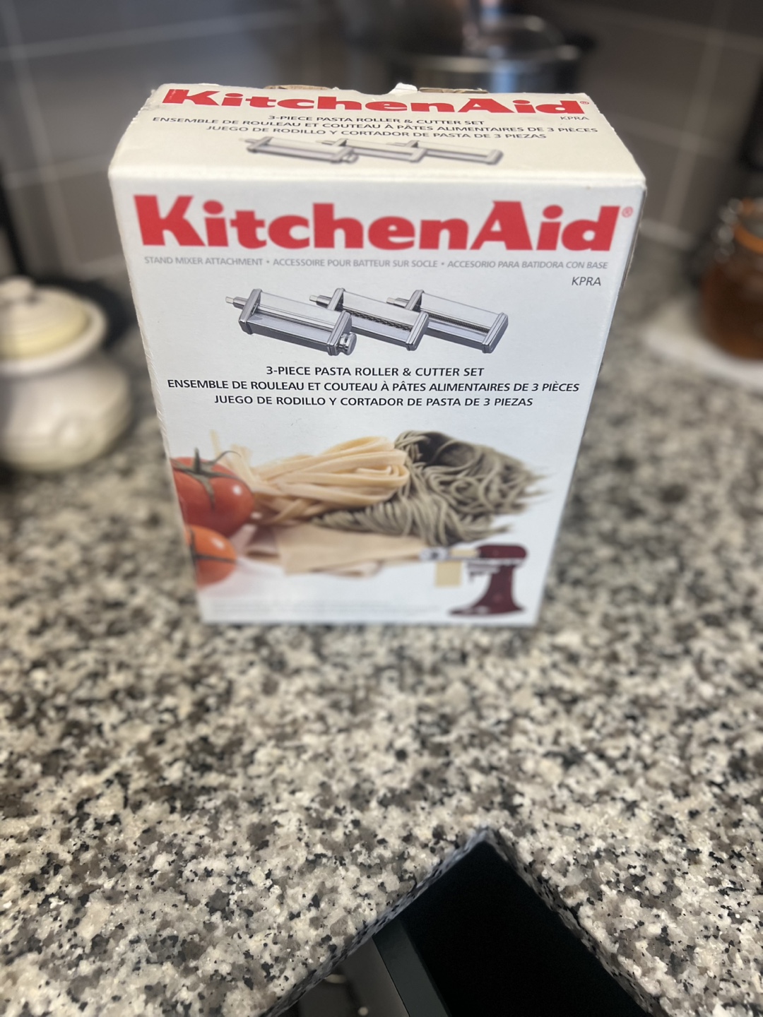 Kitchen Aid 3piece Pasta Roller & Cutting Set