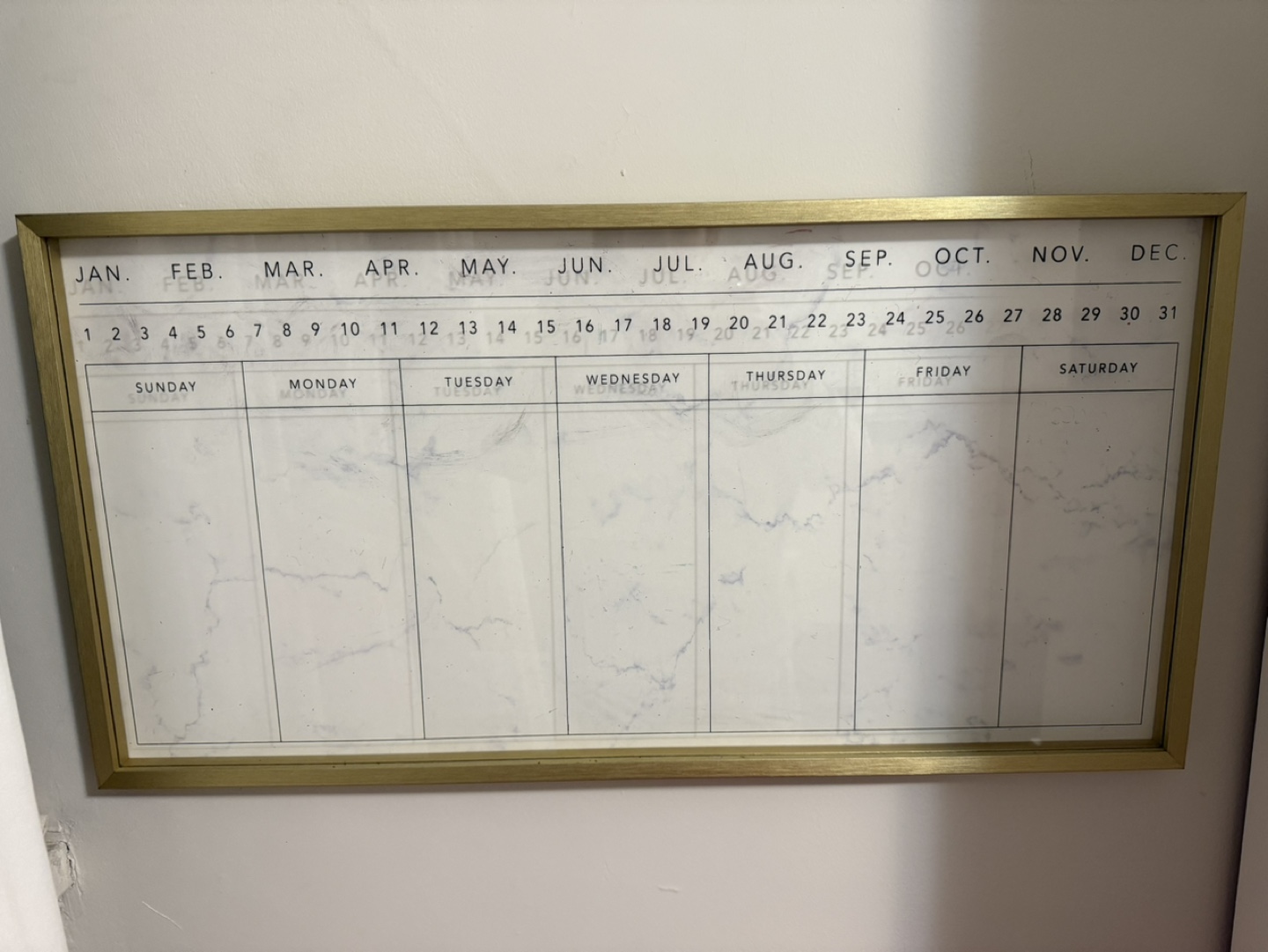 Planner - Gold Frame