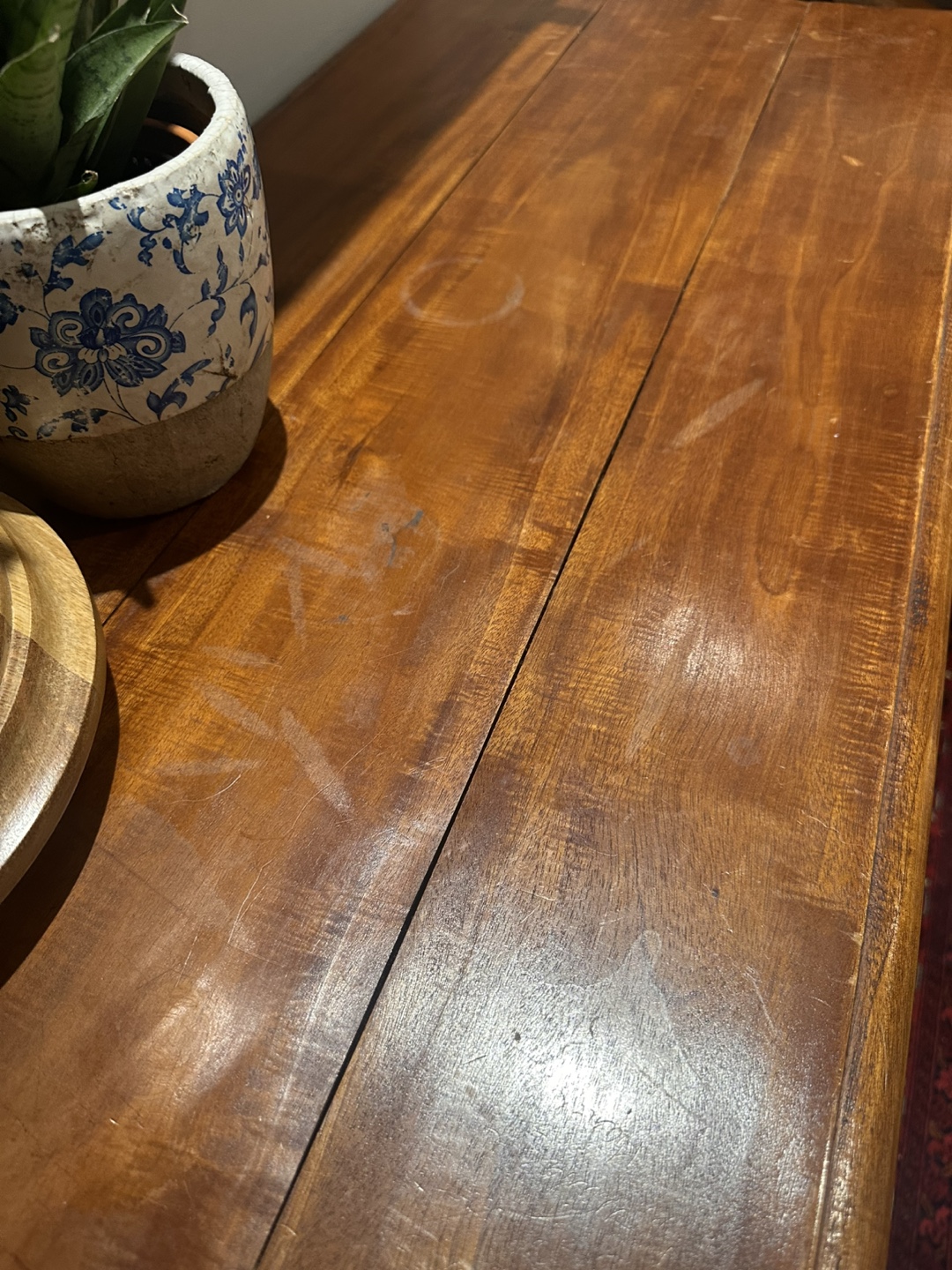 Vintage Wooden Console Table with Two Drawers - photo 3