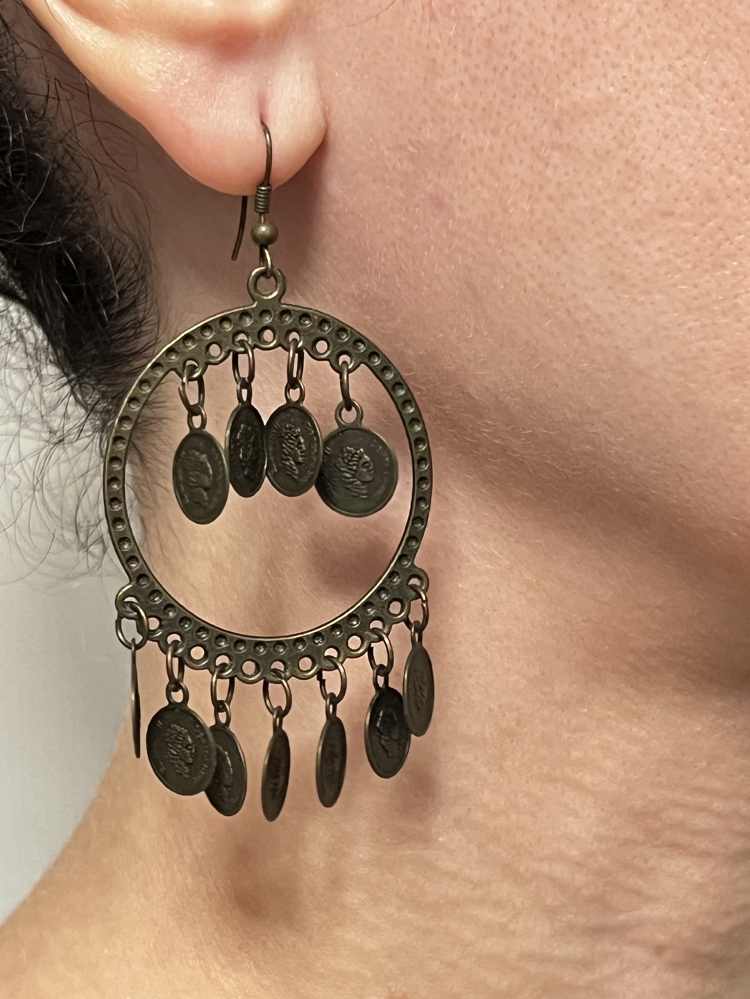 Geometric Dangle Earrings - Set of Two