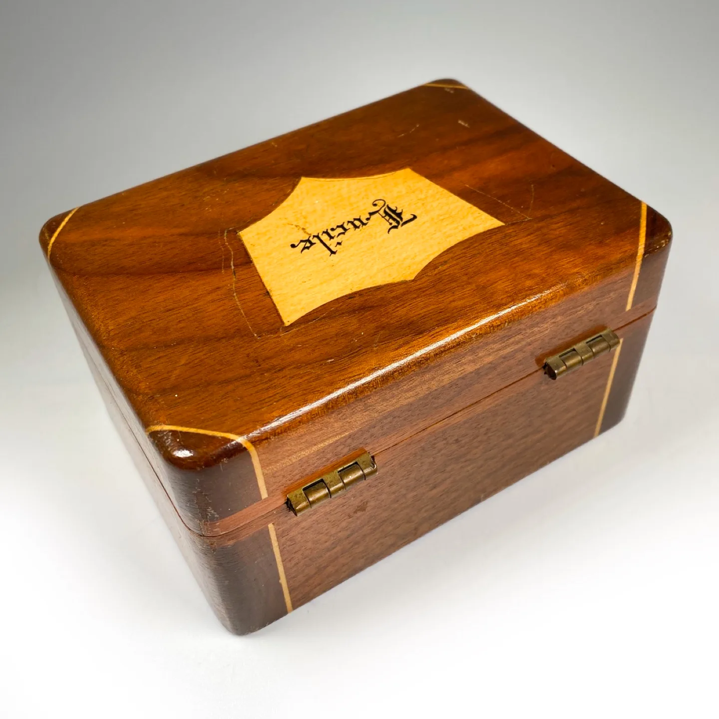 Vintage Wooden ‘Lucile’ Box image indicator(3)