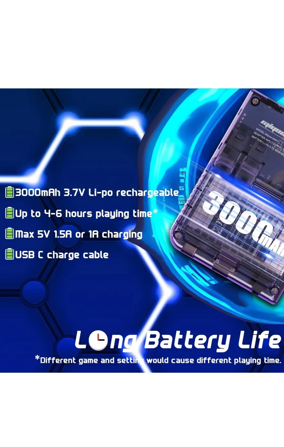 Retro Handheld Game Console - Purple image indicator(3)