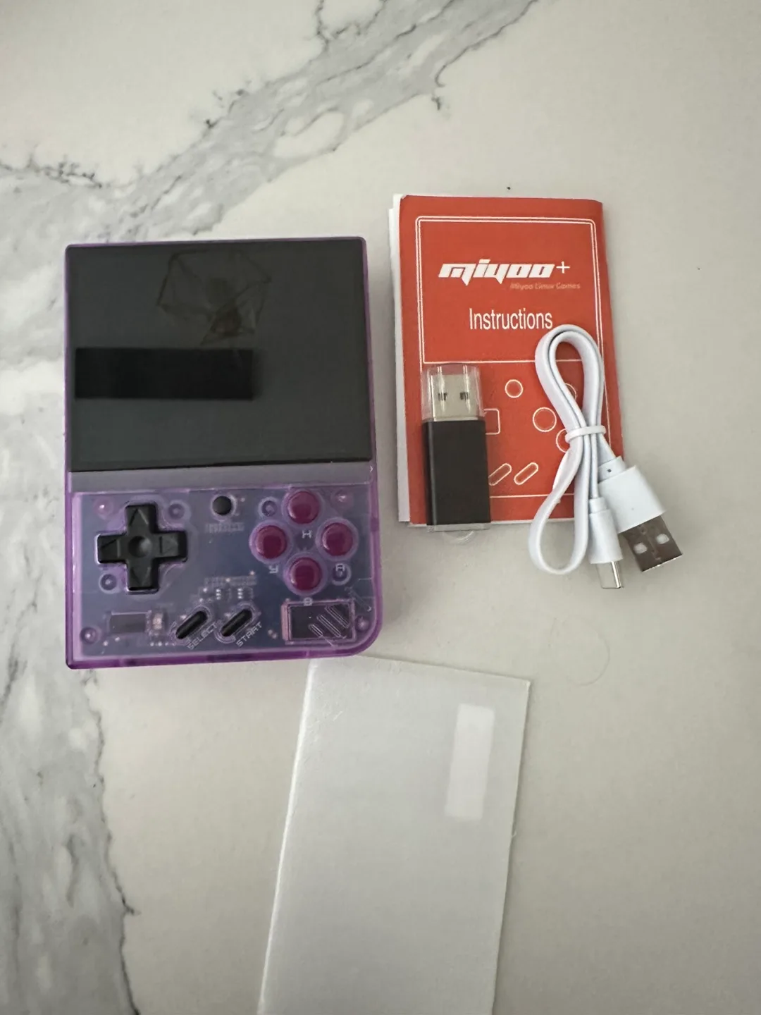 Retro Handheld Game Console - Purple image indicator(6)