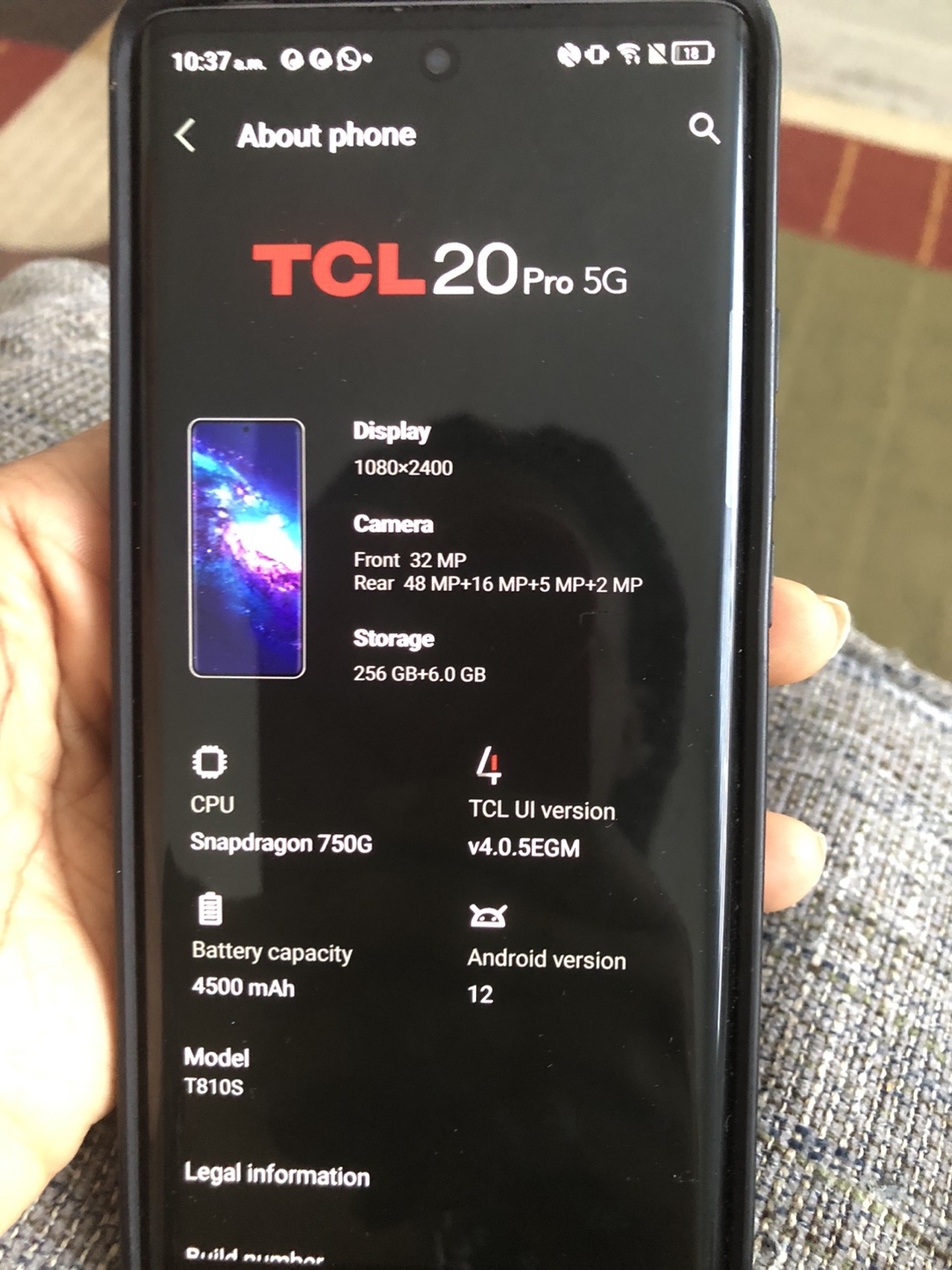 TCL 20 Pro 5G Smartphone - 256GB