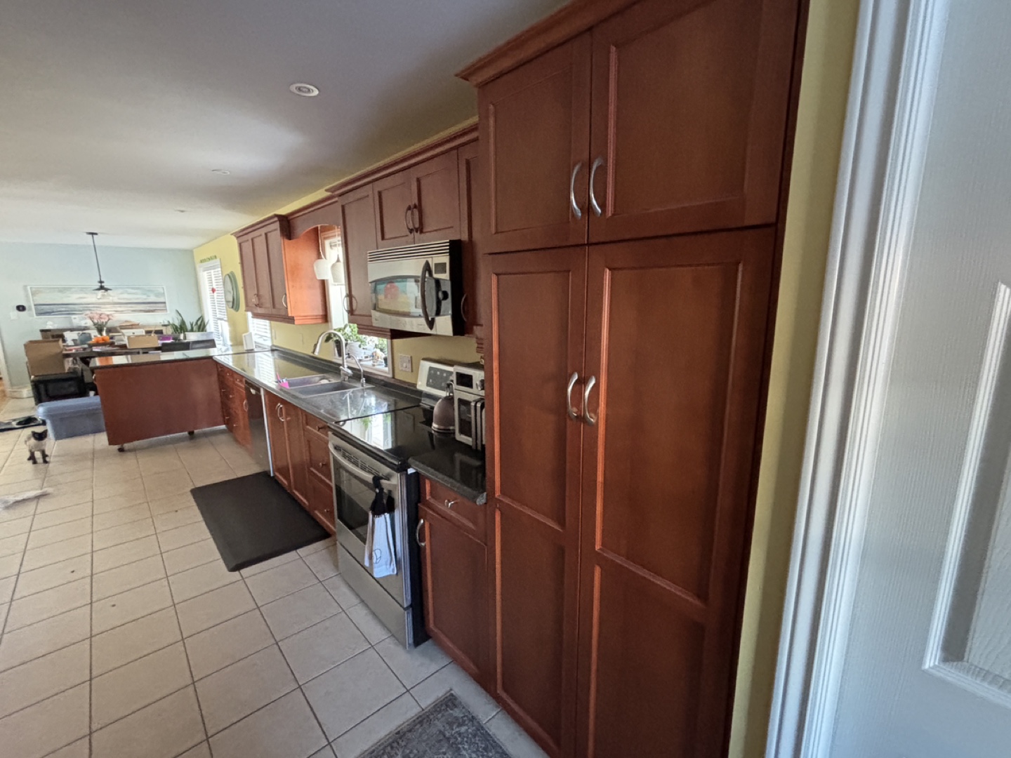 Used Kitchen Cabinets & Stainless Steel Stove & Microwave - photo 4