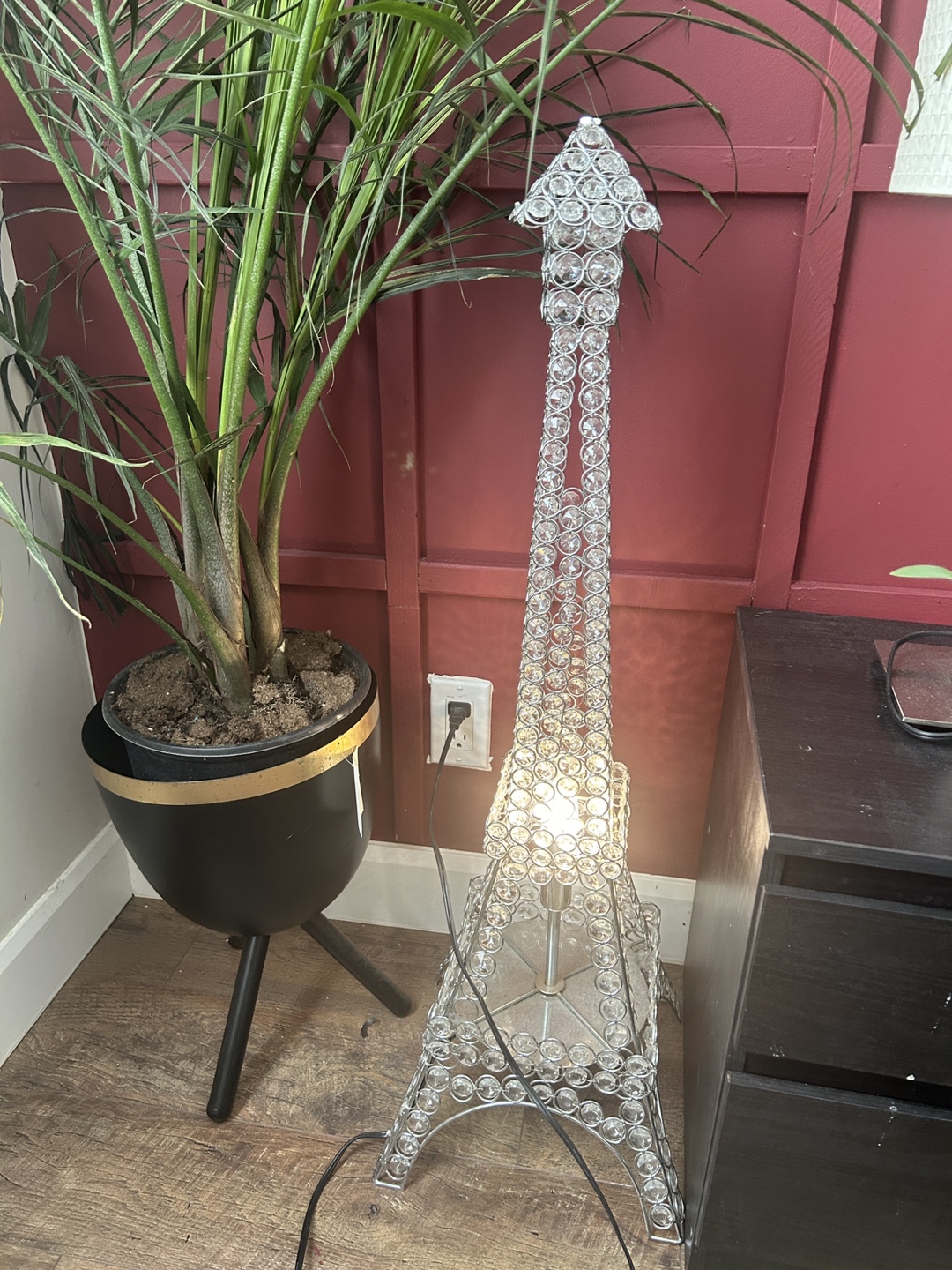 Eiffel Tower Crystal Floor Lamp - photo 2