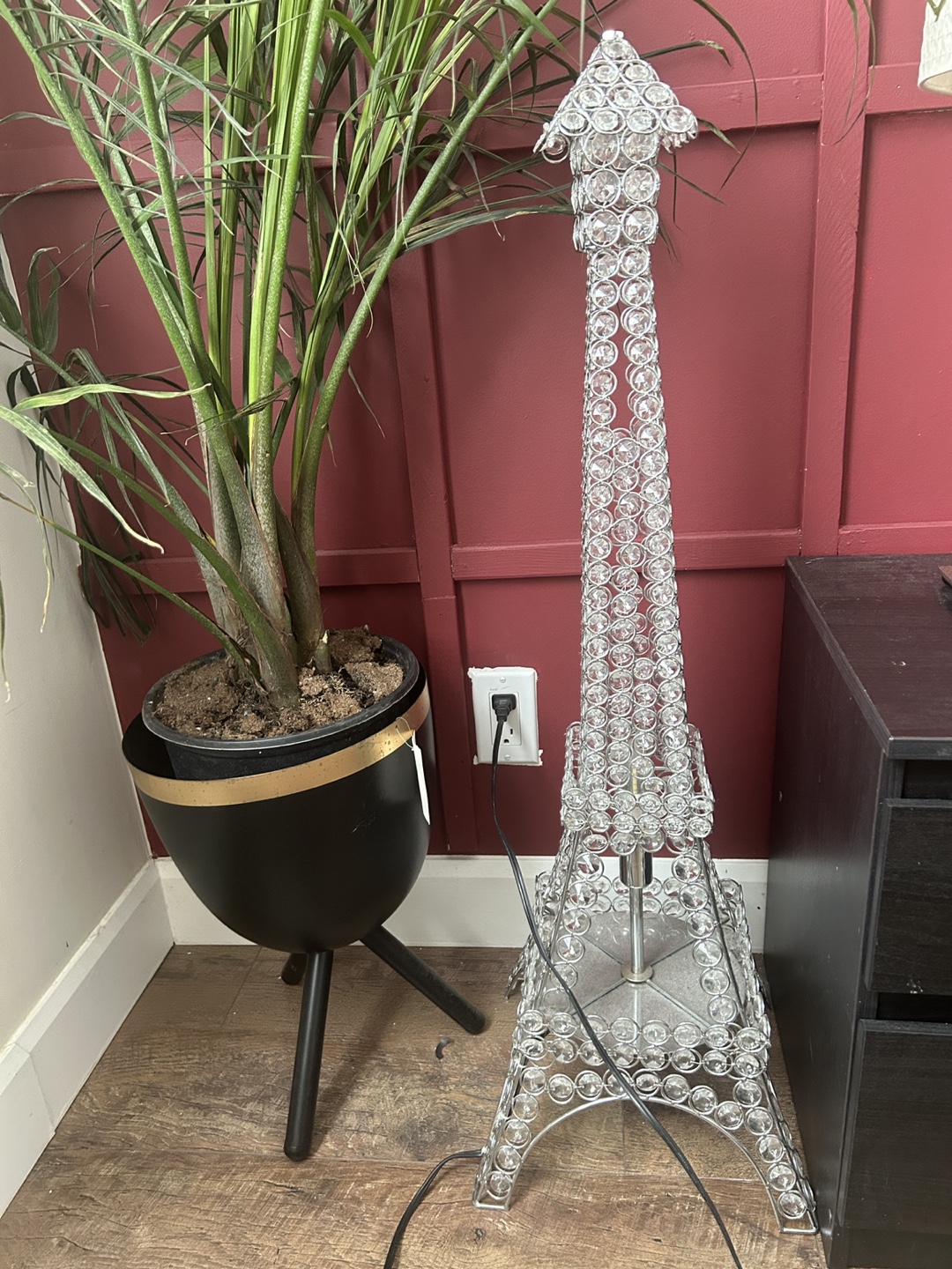 Eiffel Tower Crystal Floor Lamp
