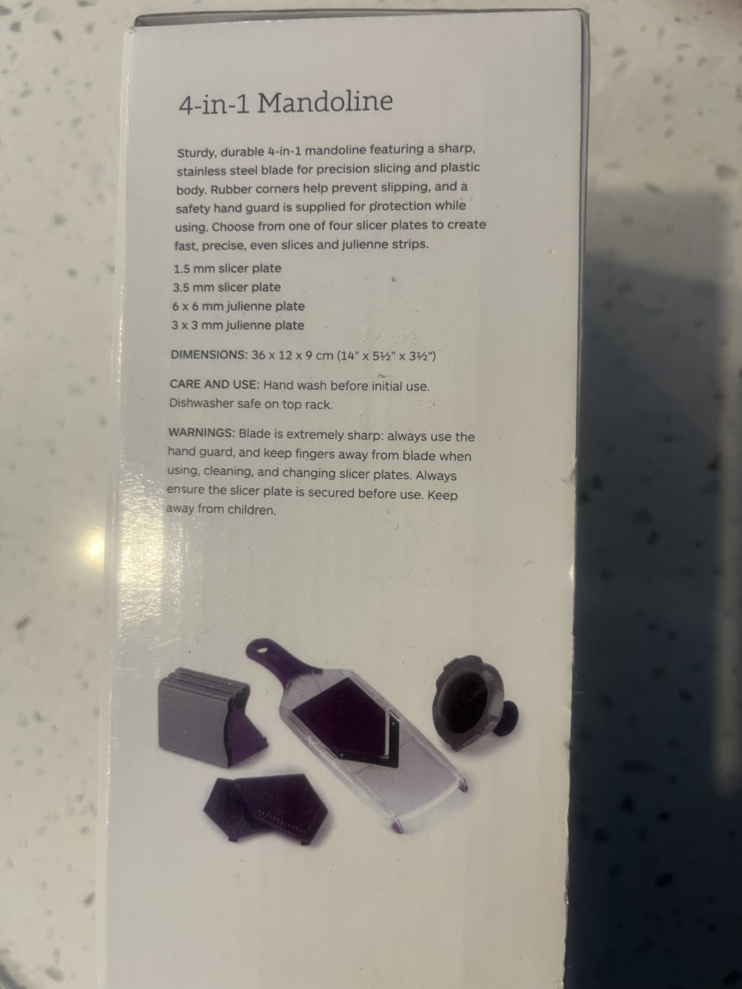 Epicure 4-in-1 Mandoline Slicer - photo 2