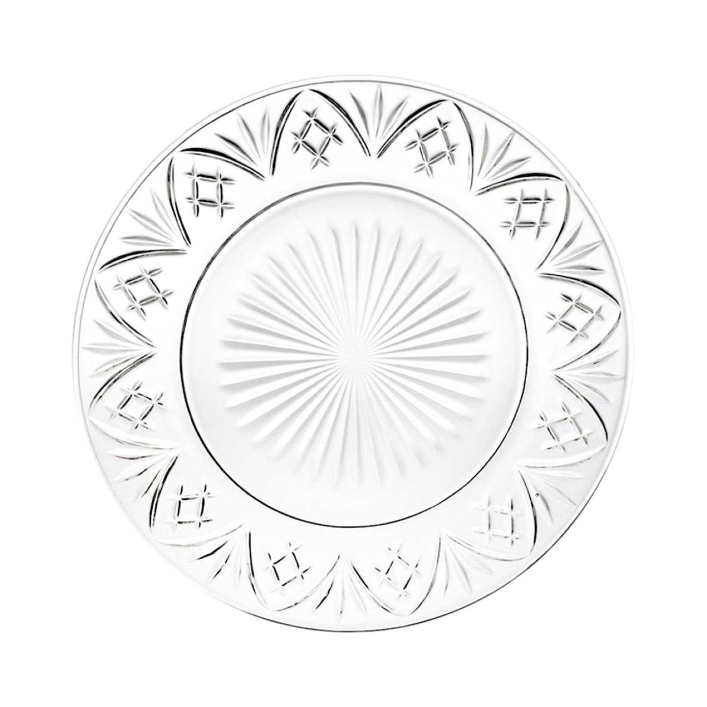 Shannon by Godinger Dublin Collection Crystal Dinner Plates - photo 5