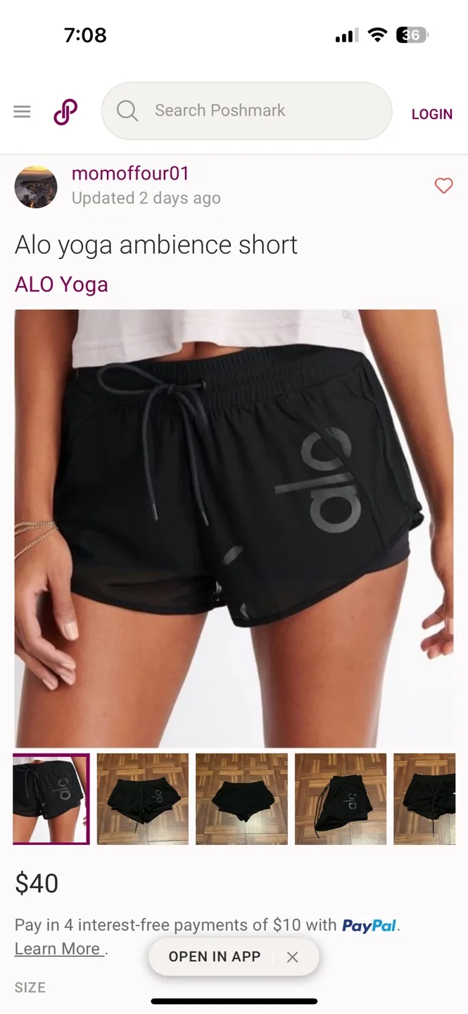 *New with tags* ALO Yoga Ambience Shorts thumbnail