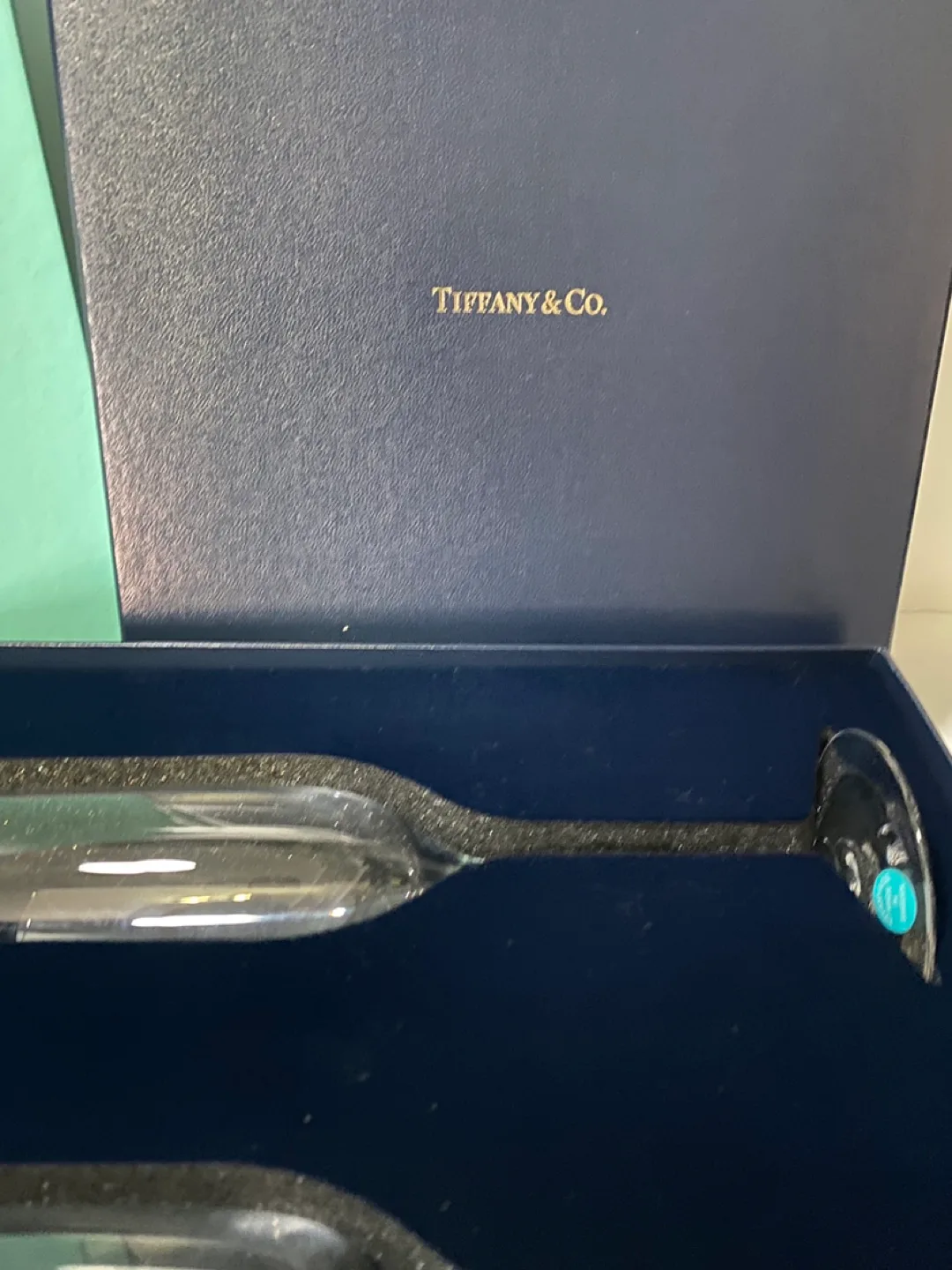 Tiffany & Co. Champagne Flutes, Set of Two, New in Box image indicator(6)