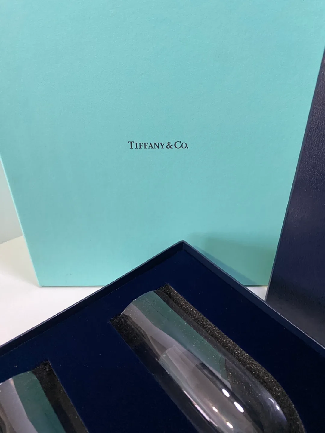 Tiffany & Co. Champagne Flutes, Set of Two, New in Box image indicator(5)