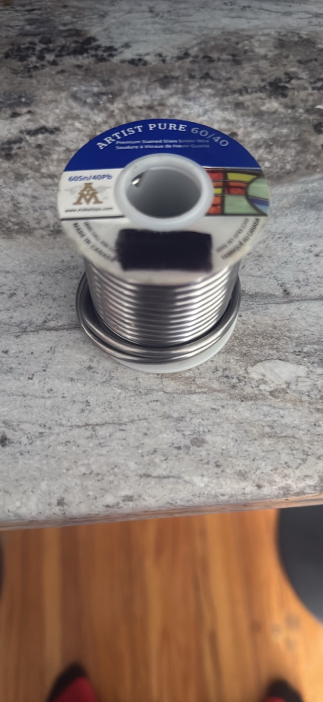Artist Pure 60/40 Stained Glass Solder Wire