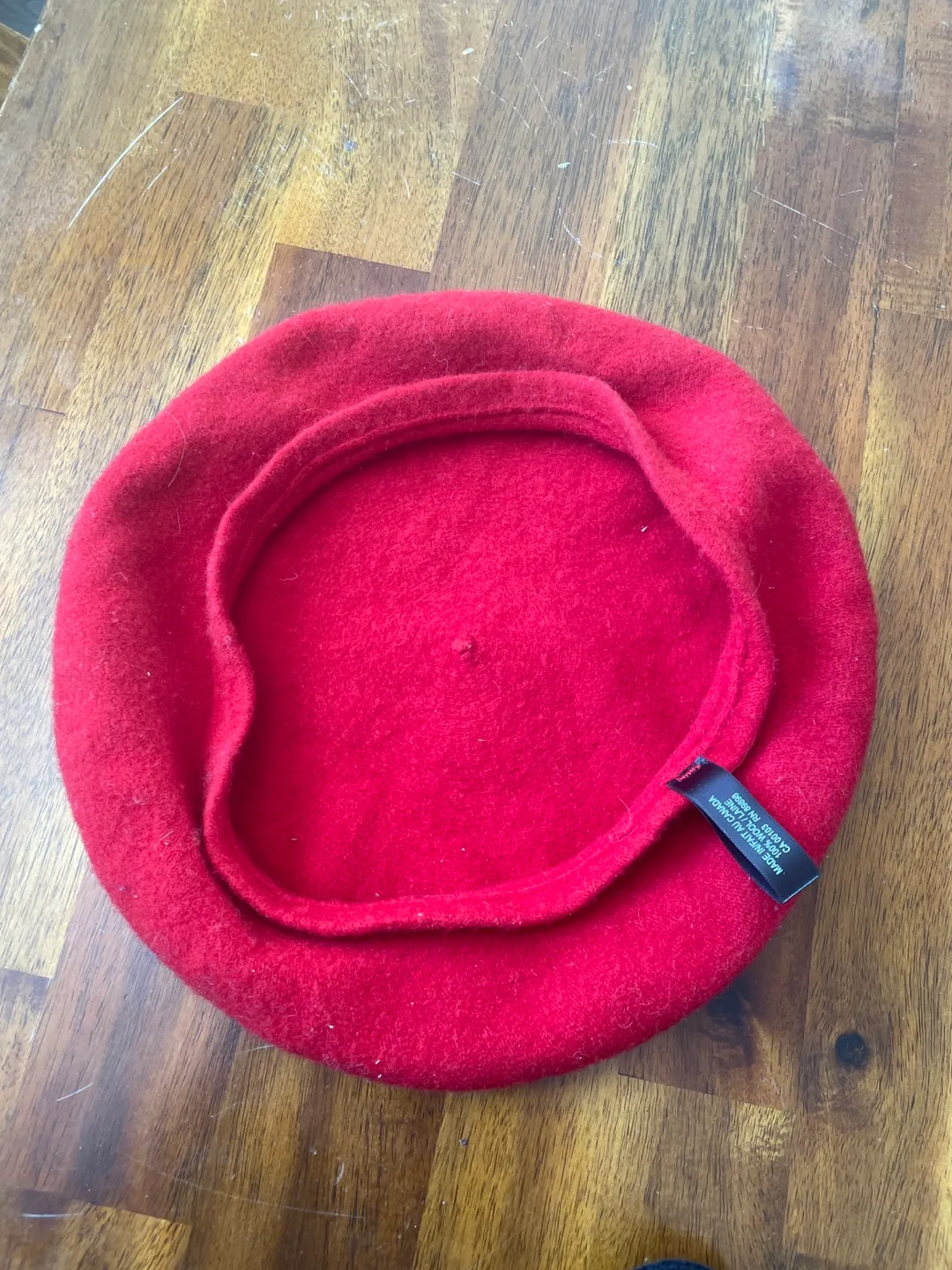 Red Wool Beret image indicator(3)