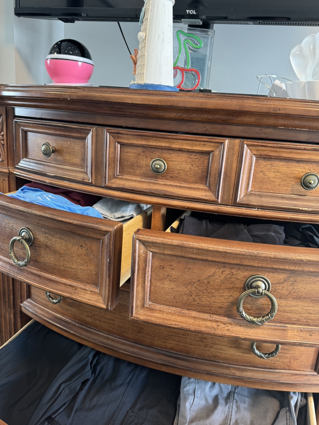 Seven -Drawer Wooden Chest of Drawers - photo 4