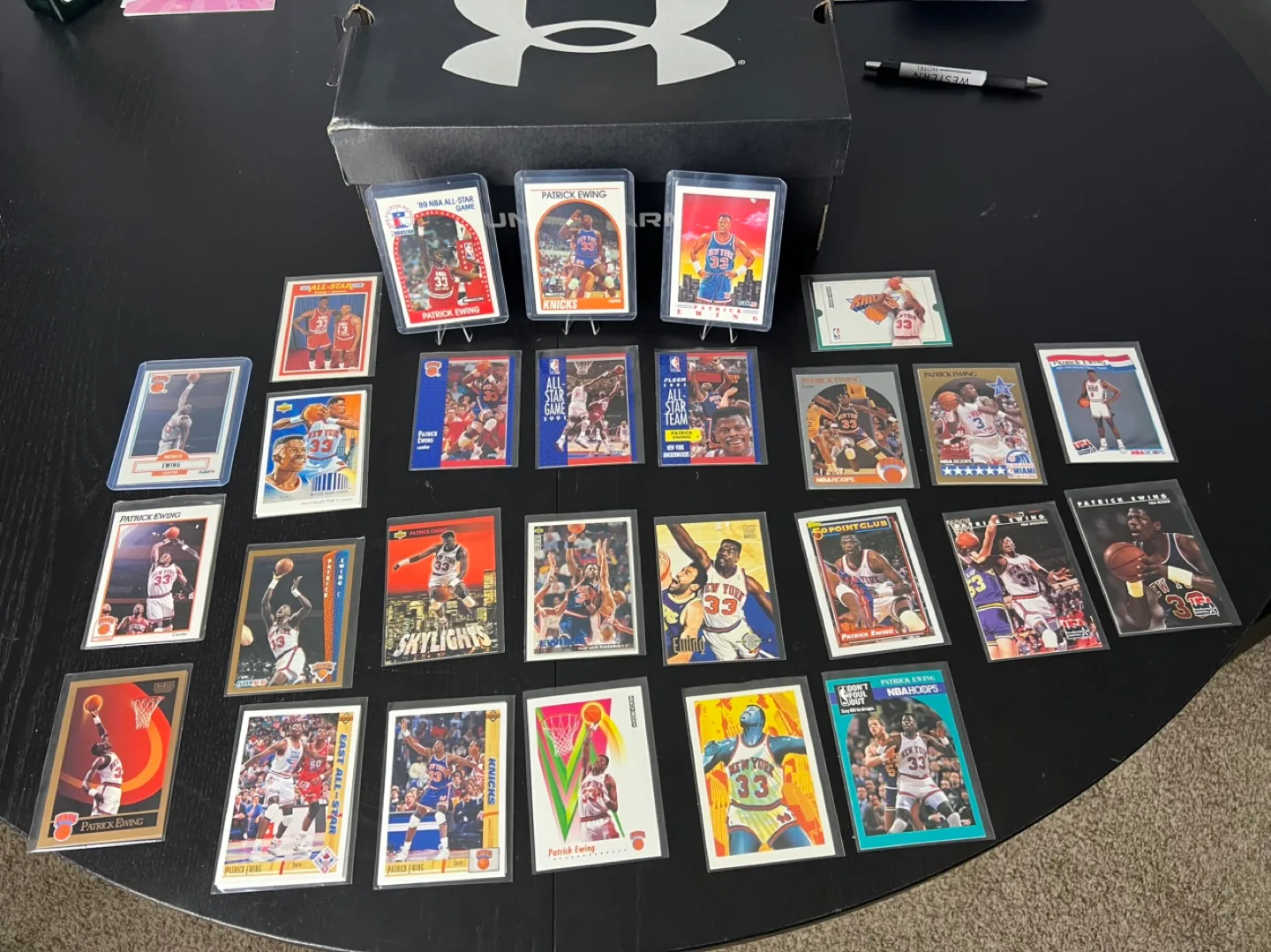 Patrick Ewing NBA trading card lot image indicator(7)