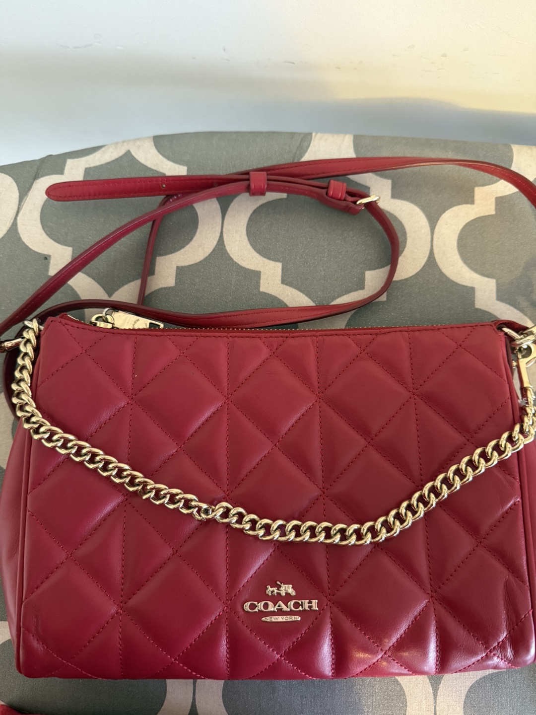 Coach Quilted Leather Crossbody Bag