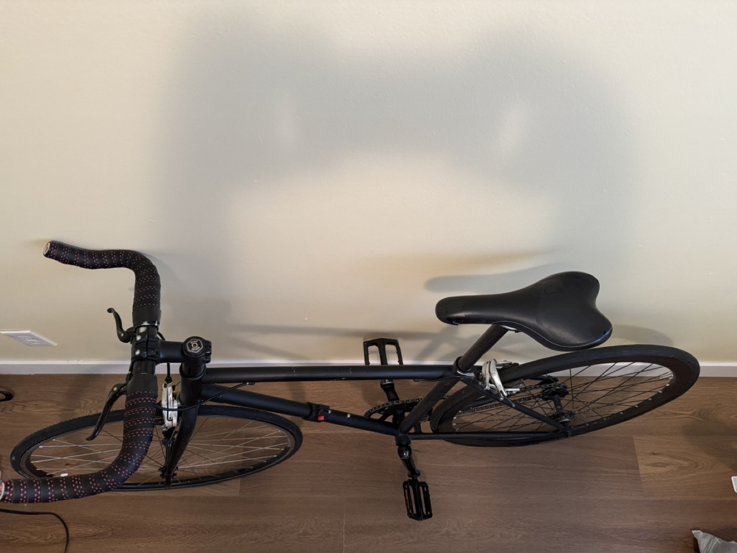 Road Bicycle Fixie - Black - photo 4